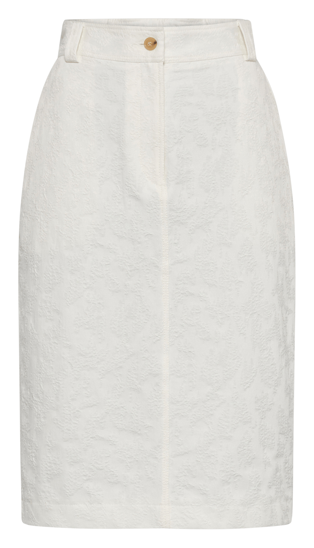Midirock aus Baumwolle mit hohem Bund GERARD DAREL Weiss