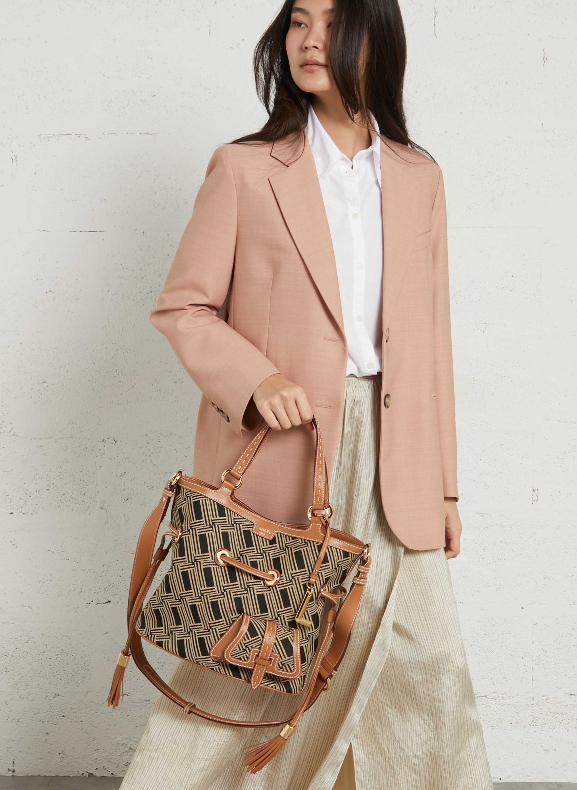 Beuteltasche aus Leder LANCEL Mehrfarbig