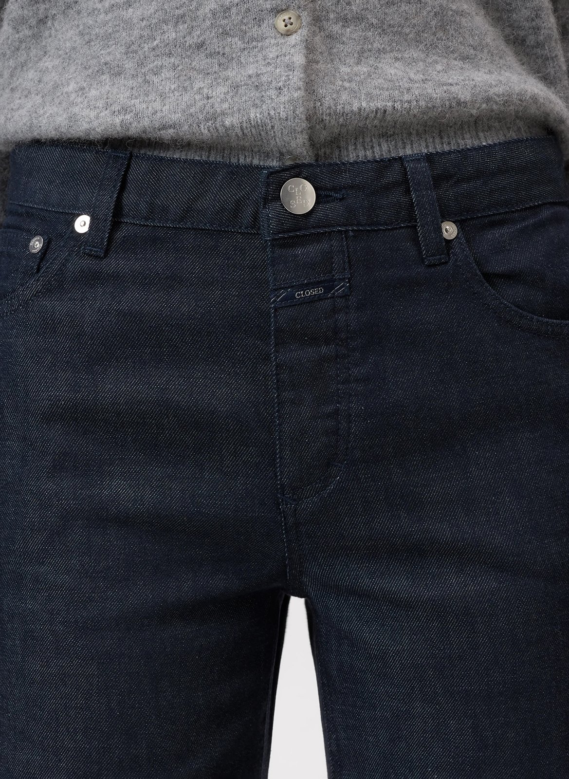 Jean large en coton CLOSED Bleu