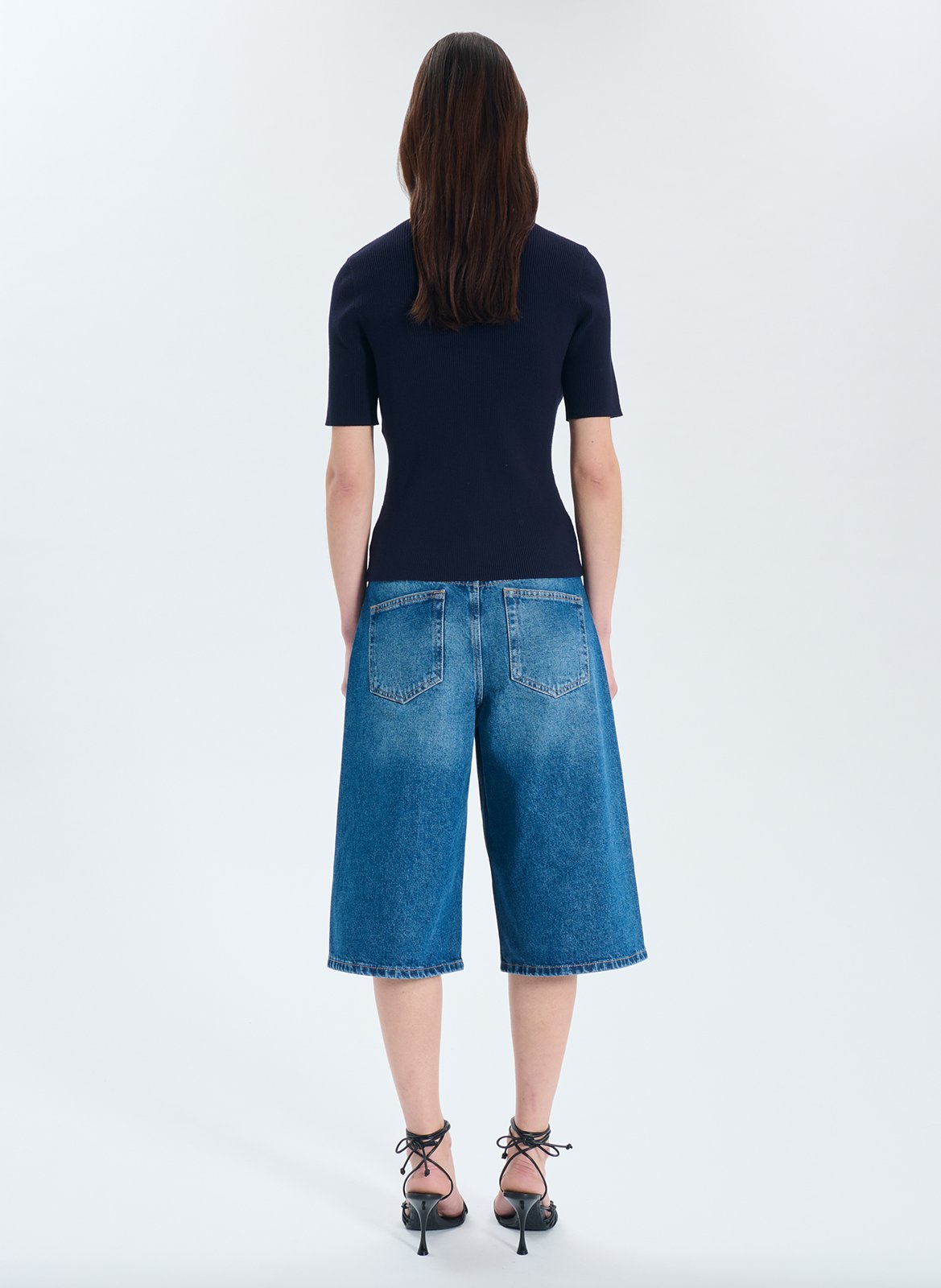 Pullover mit V-Ausschnitt ZAPA Blau
