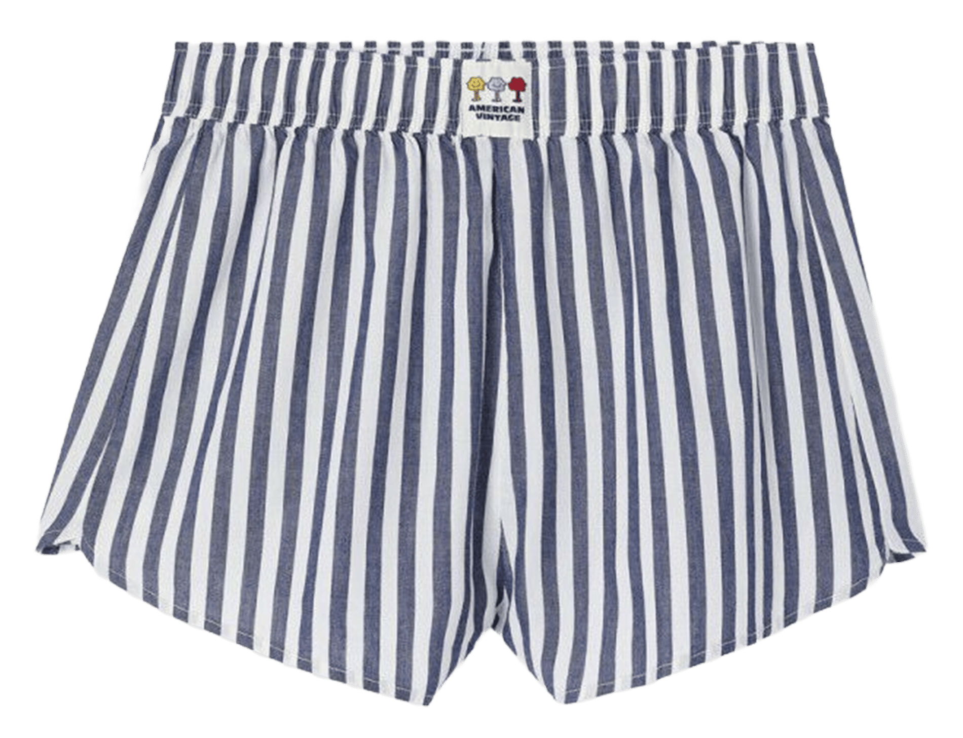 Short large rayé en coton AMERICAN VINTAGE