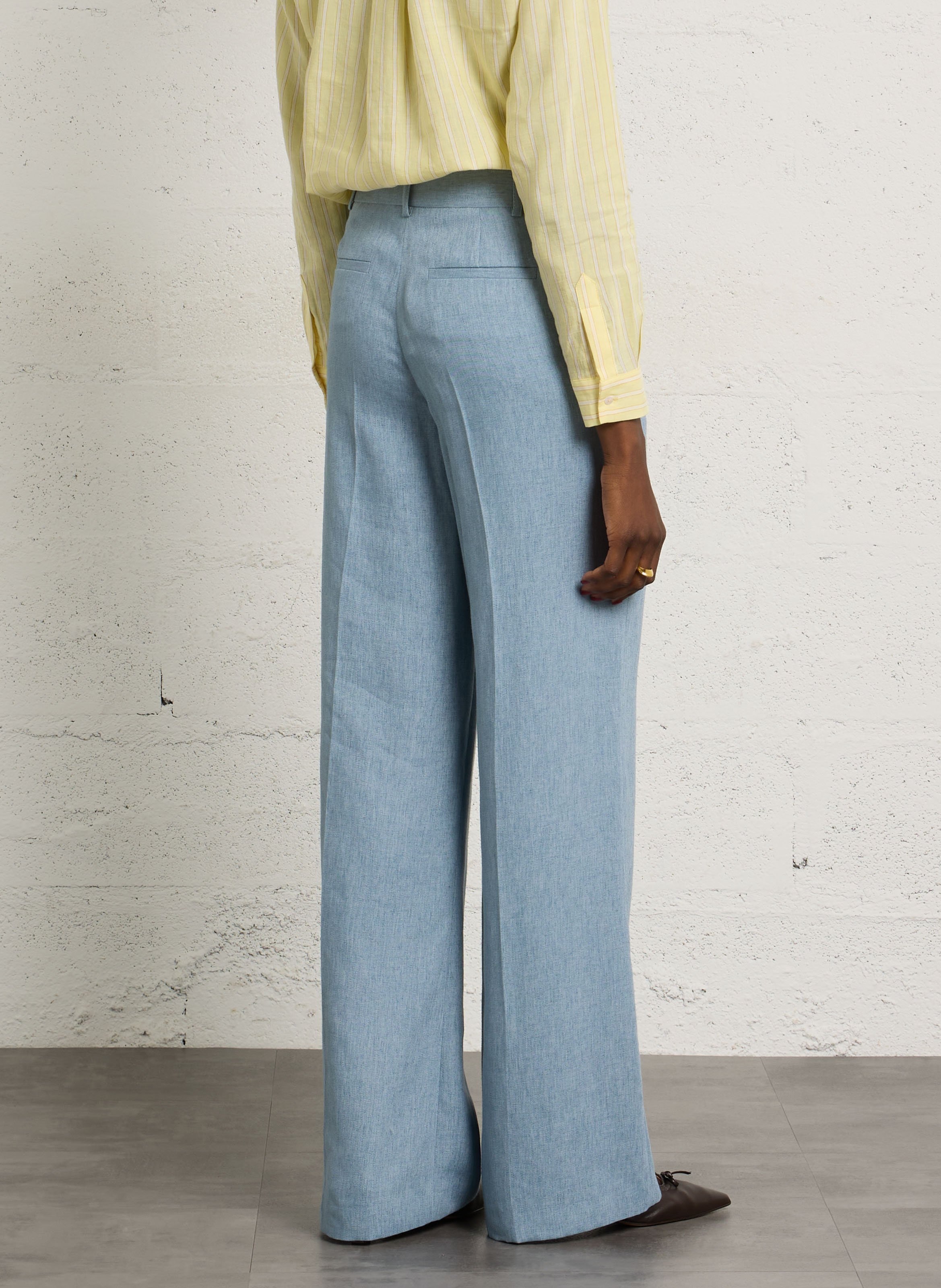 Pleated trousers MAISON 123 Blue