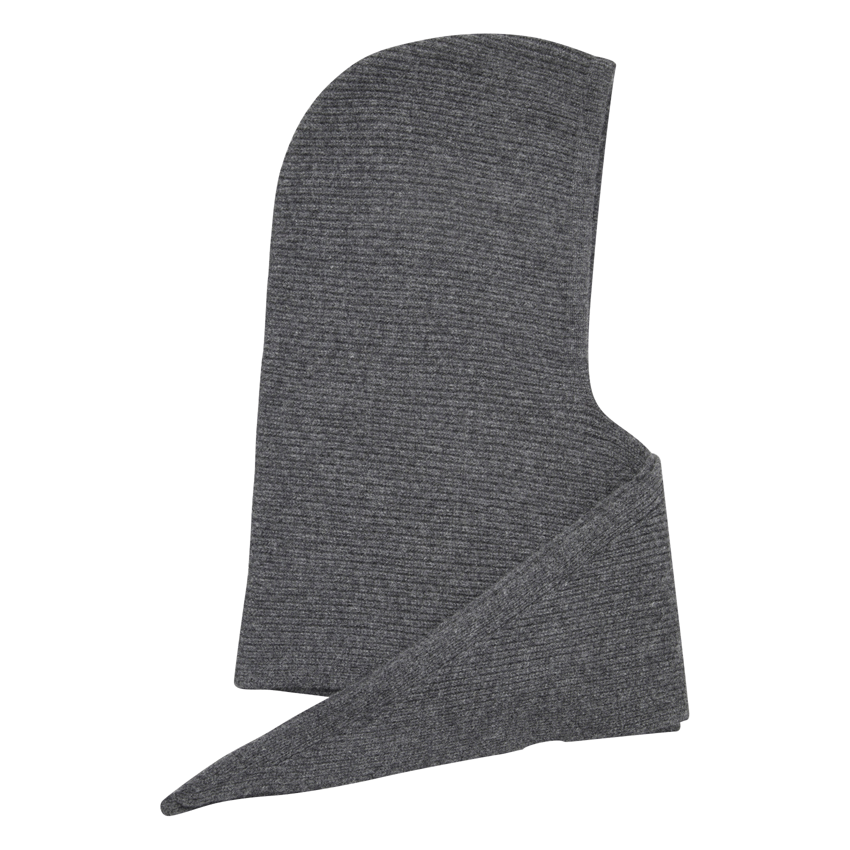 Cagoule à nouer en laine BECKSONDERGAARD Gris