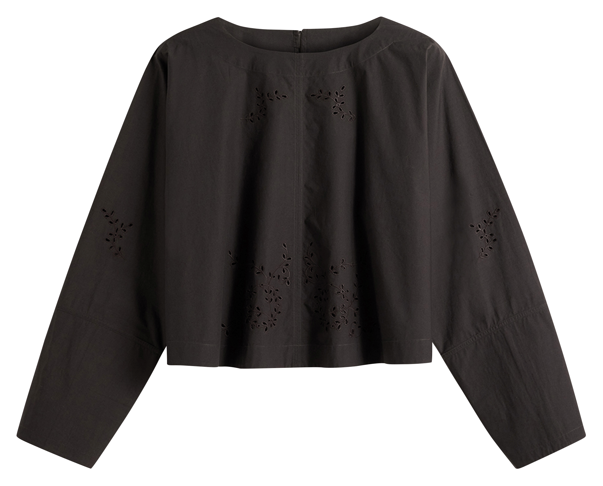 Top ample à broderie anglaise SOEUR Gris