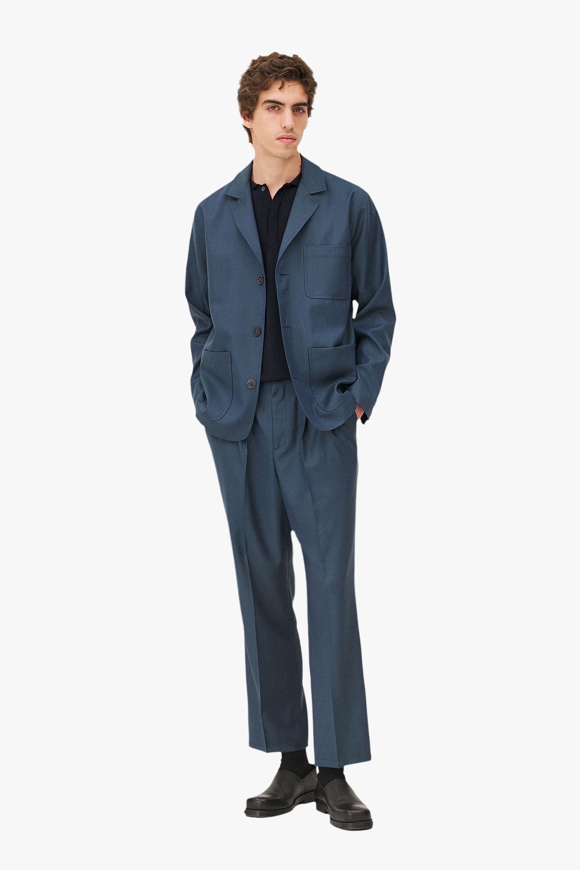 Casual blazer Nairo | Blue Noyoco Men
