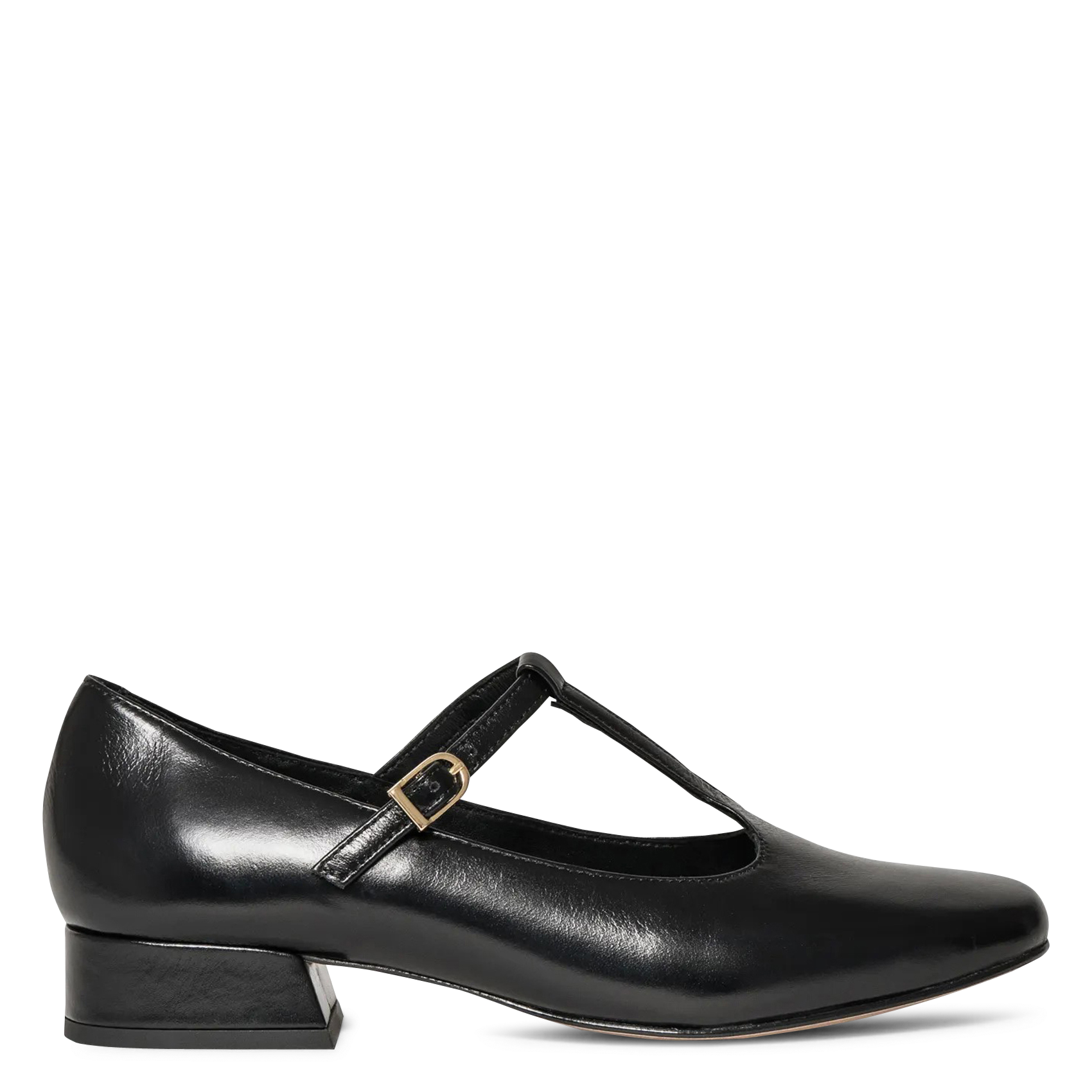 Ballerines à talons en cuir BOCAGE