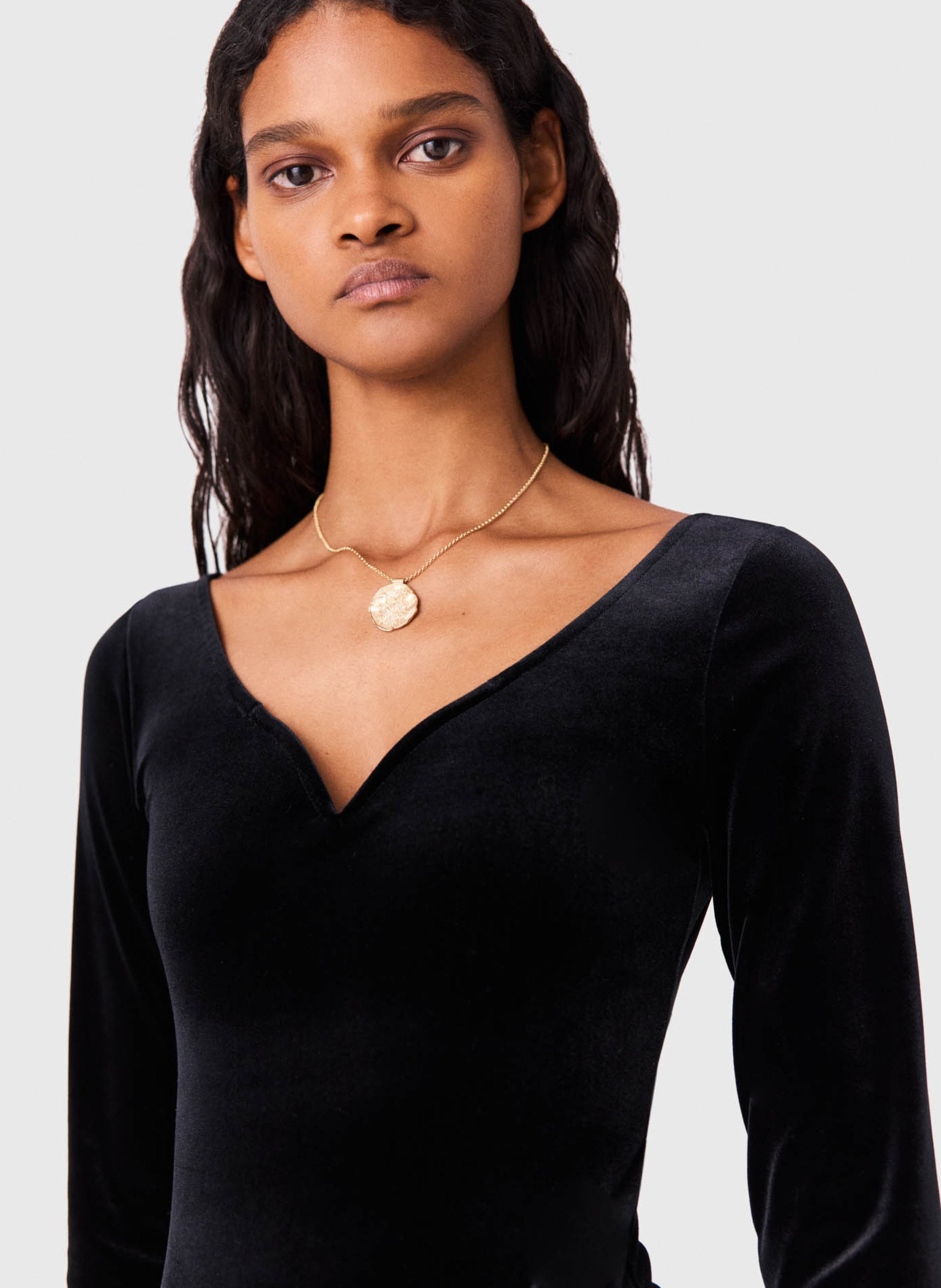 Zodiac sign medallion necklace MAJE Golden