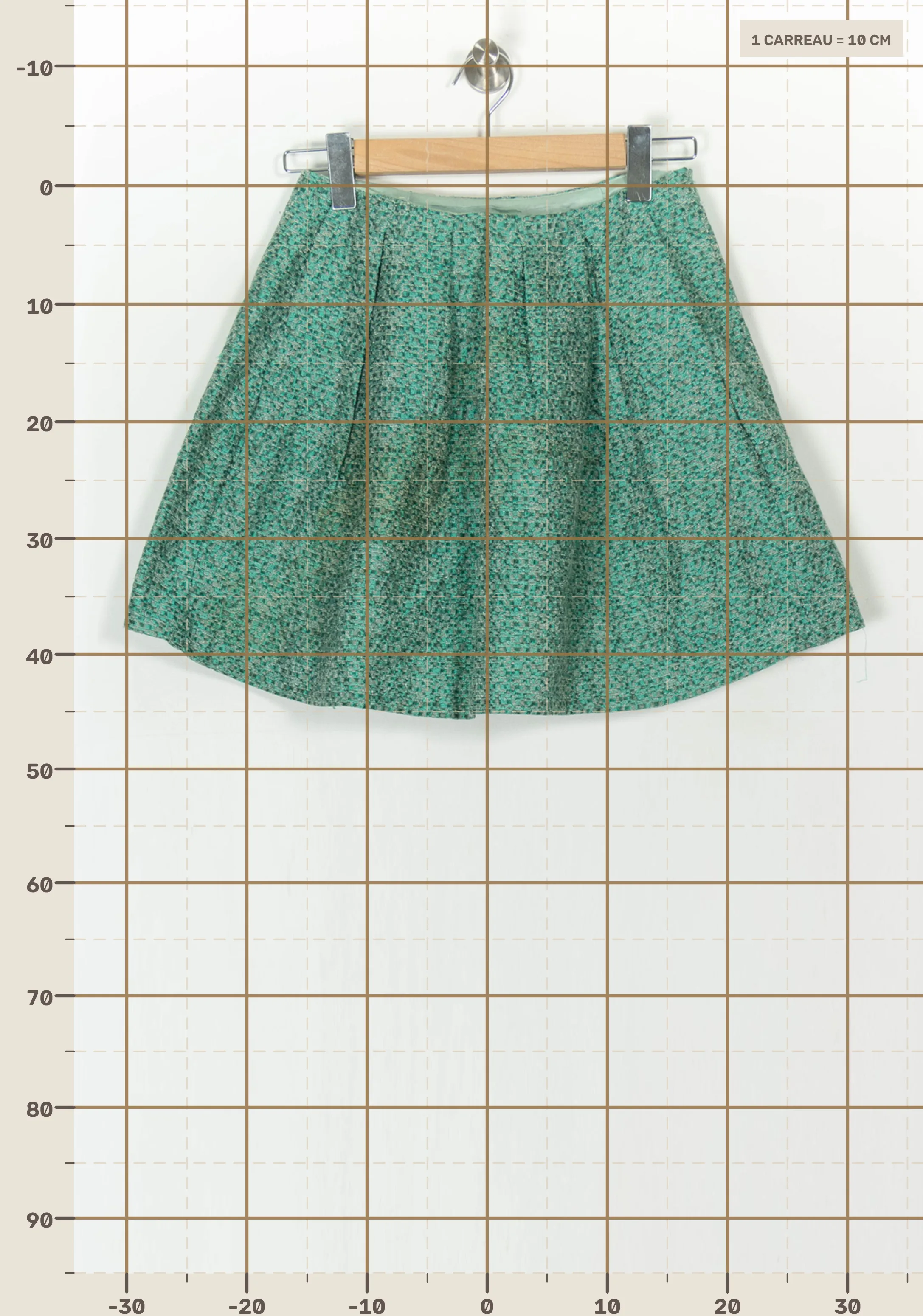 Short & midi skirt TARA JARMON - Seconde Main Green