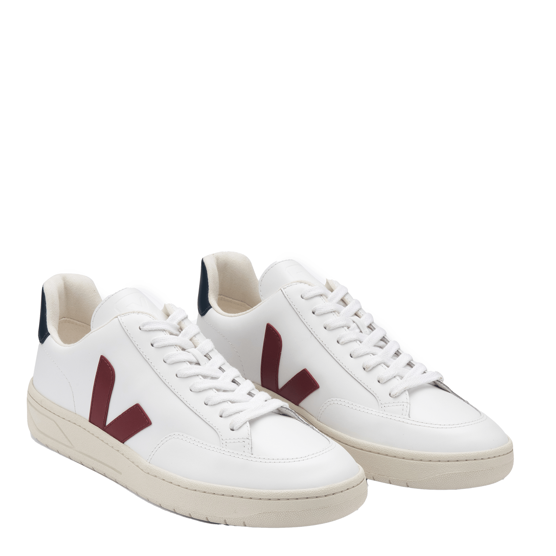 Veja V-12 - Ledersneaker VEJA Weiss