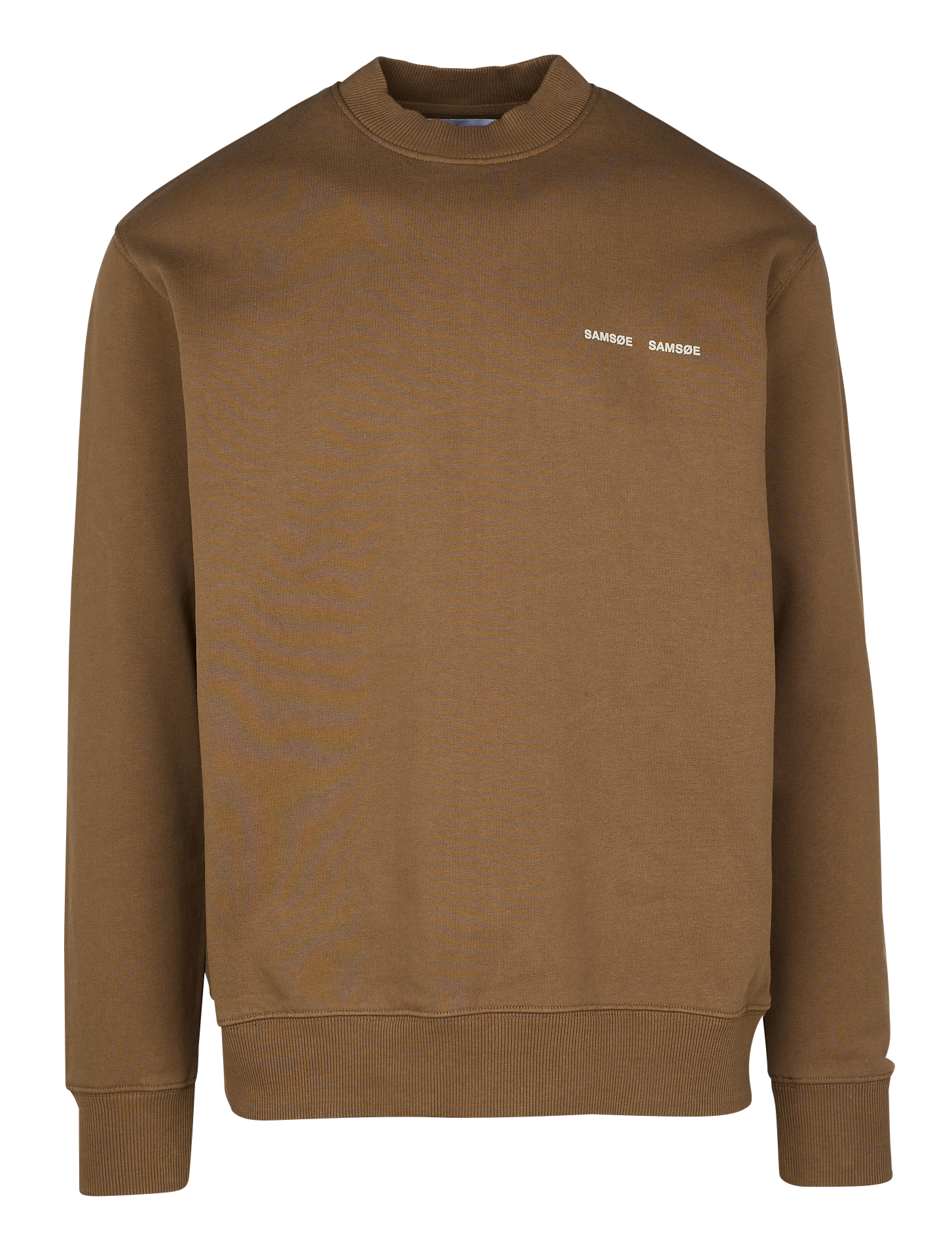 Sweat col rond ample en coton biologique SAMSOE SAMSOE Gris