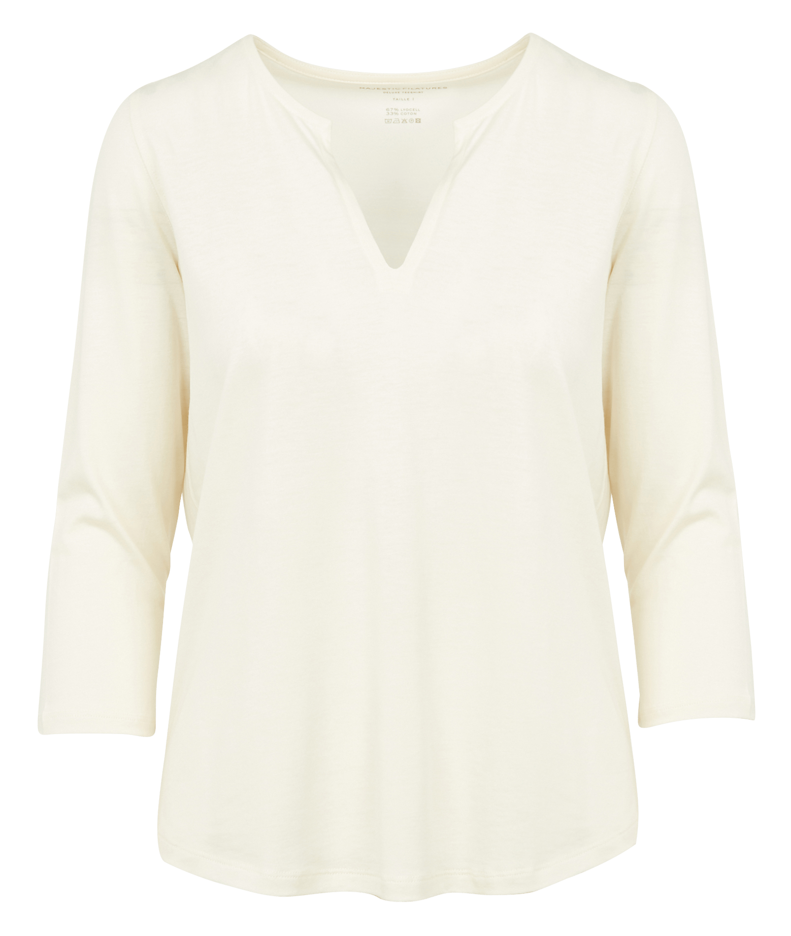 Camiseta De Manga Larga Ivoire Majestic - Mujer | Place des