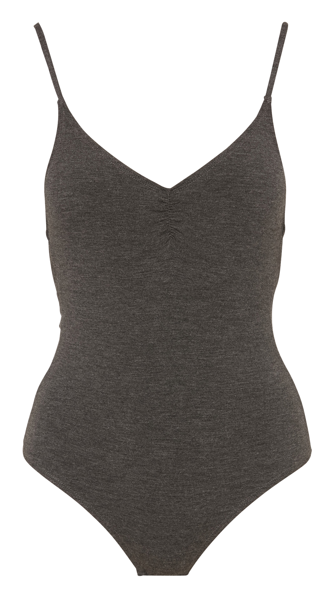 Strappy V-neck bodysuit JOLIES MOMES Grey