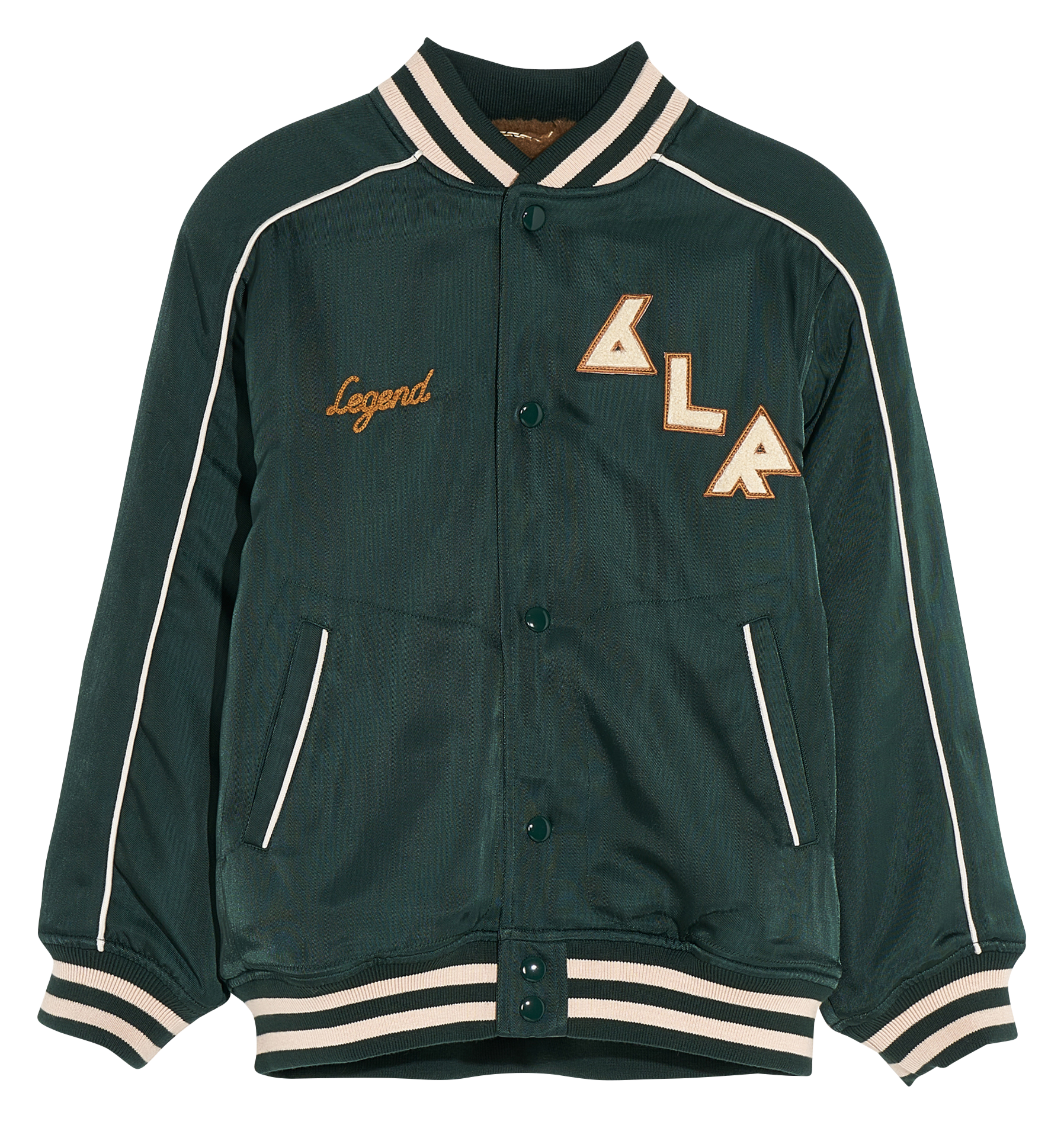 Oversized high collar jacket BELLEROSE Green