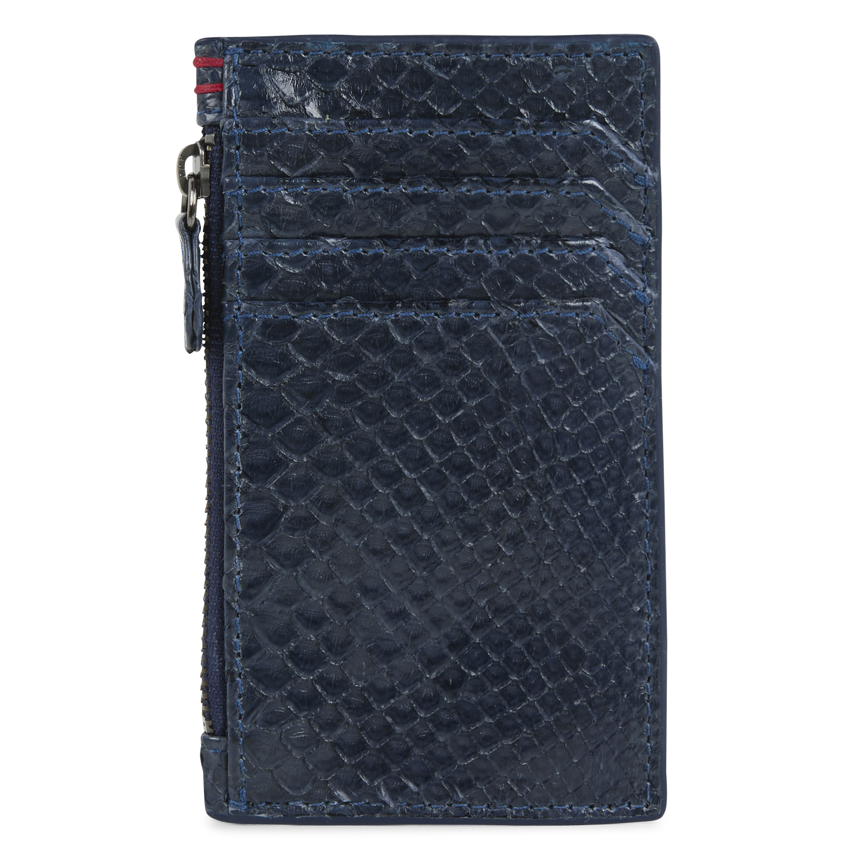 Porte-cartes en cuir CLARIS VIROT Bleu