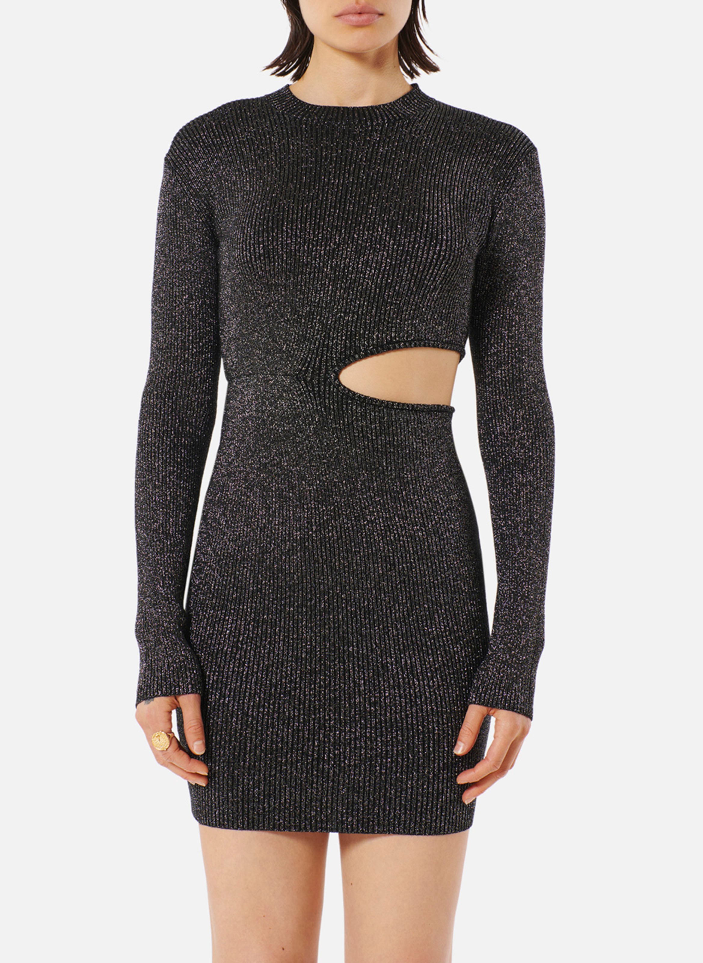 Korte jurk met opstaande kraag KARMA KOMA Zilver