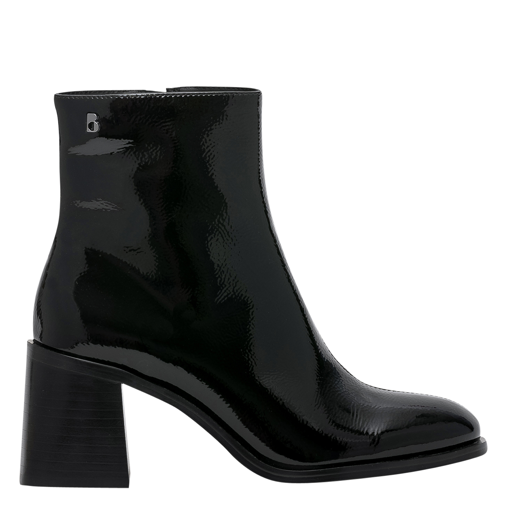 Alphonse - Halbstiefel aus Lackleder BOCAGE Schwarz