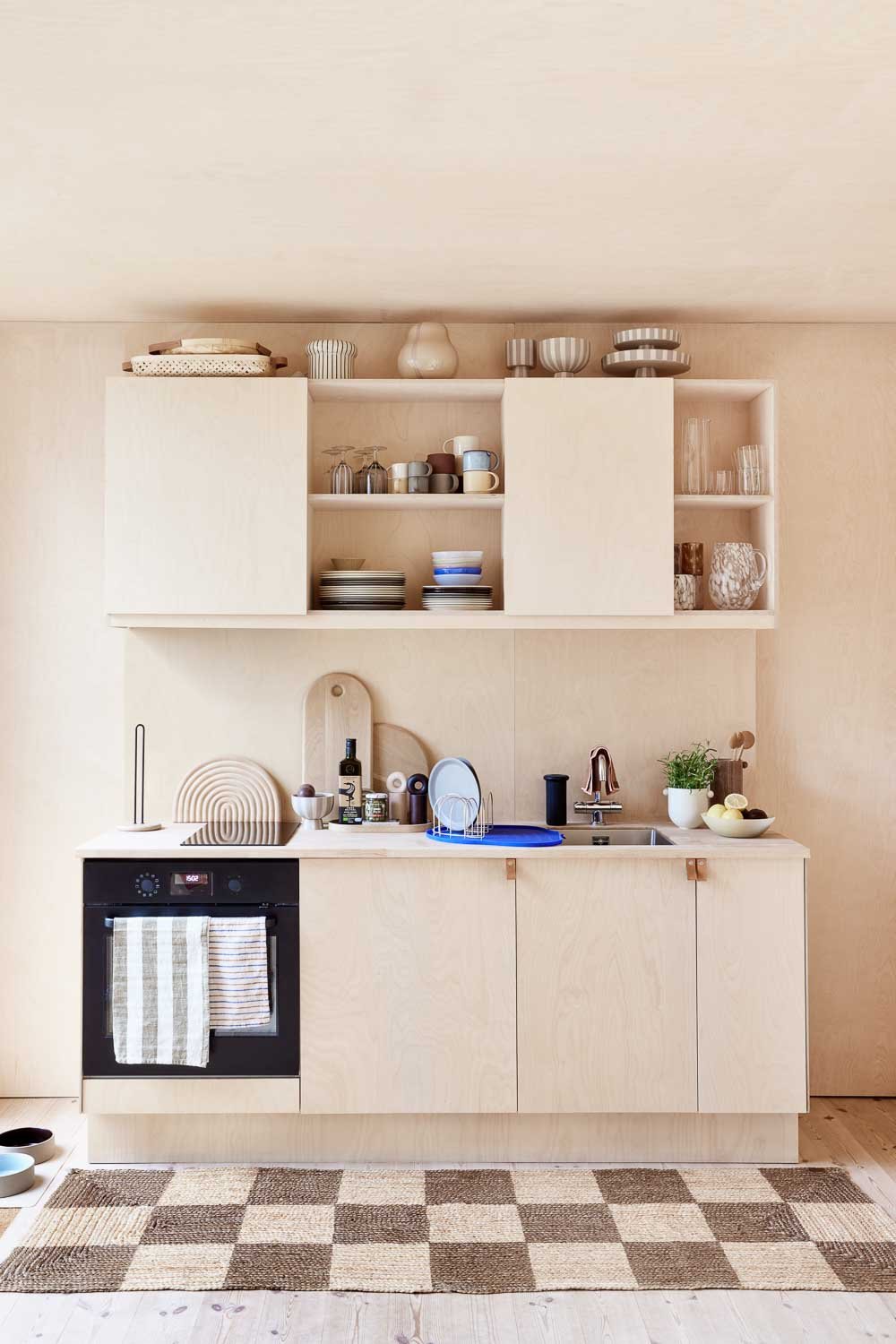 Plastic tray OYOY LIVING DESIGN Blue