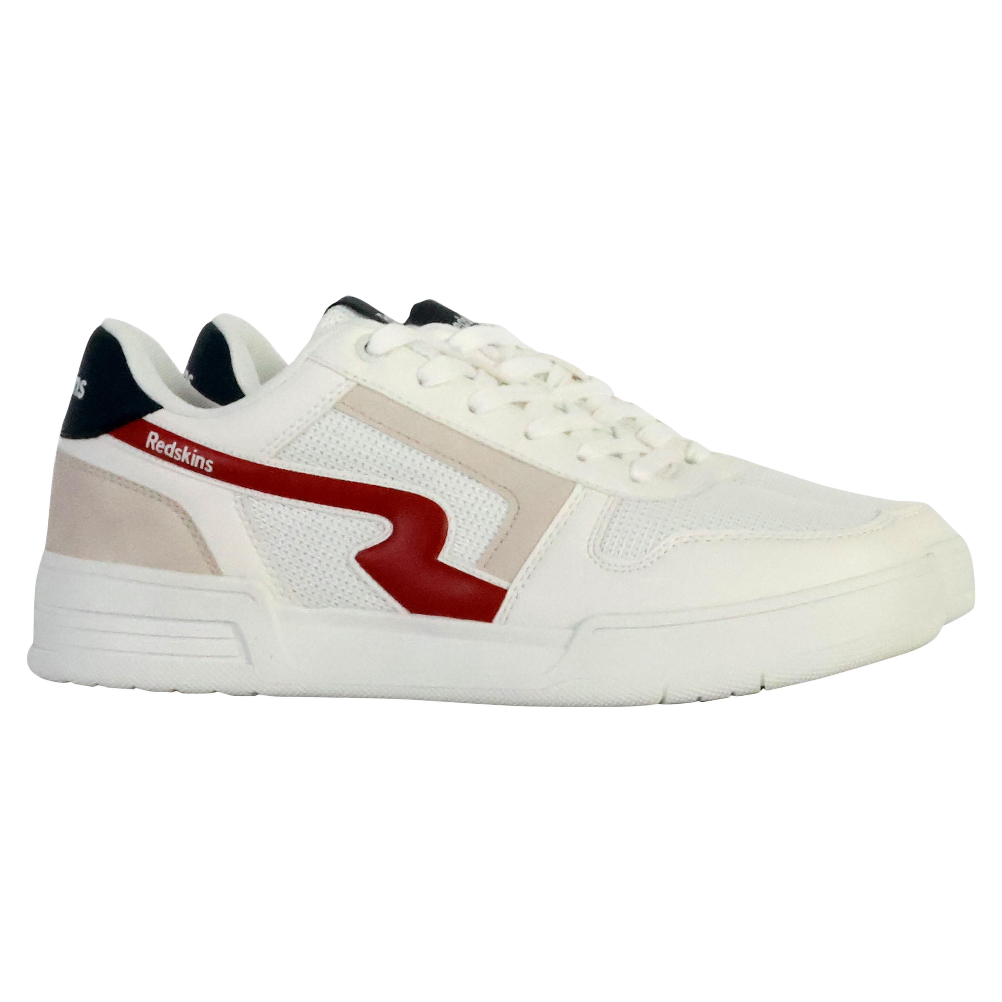 Finn lace-up basket REDSKINS White