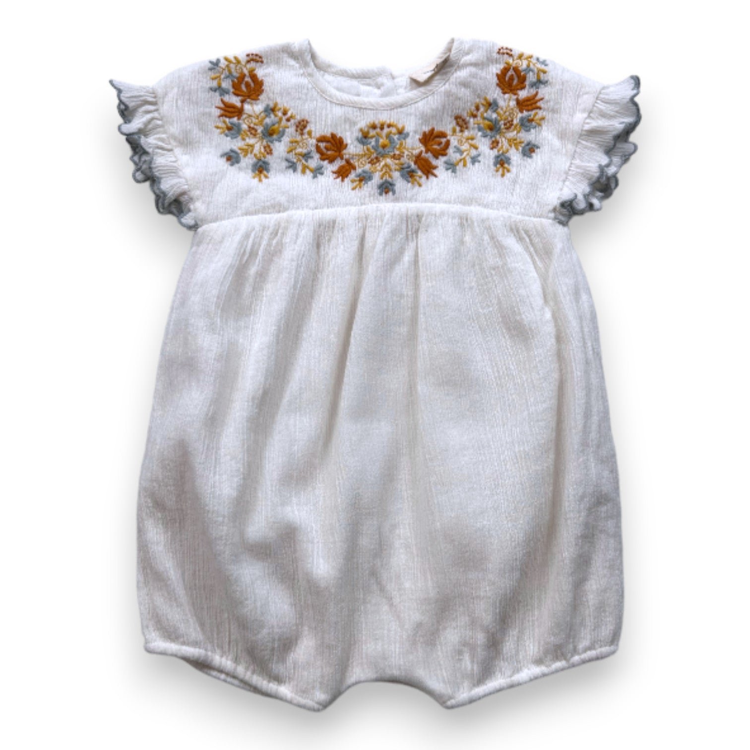 Beige Baby Romper - 12 months LOUIS LOUISE - Seconde Main Beige