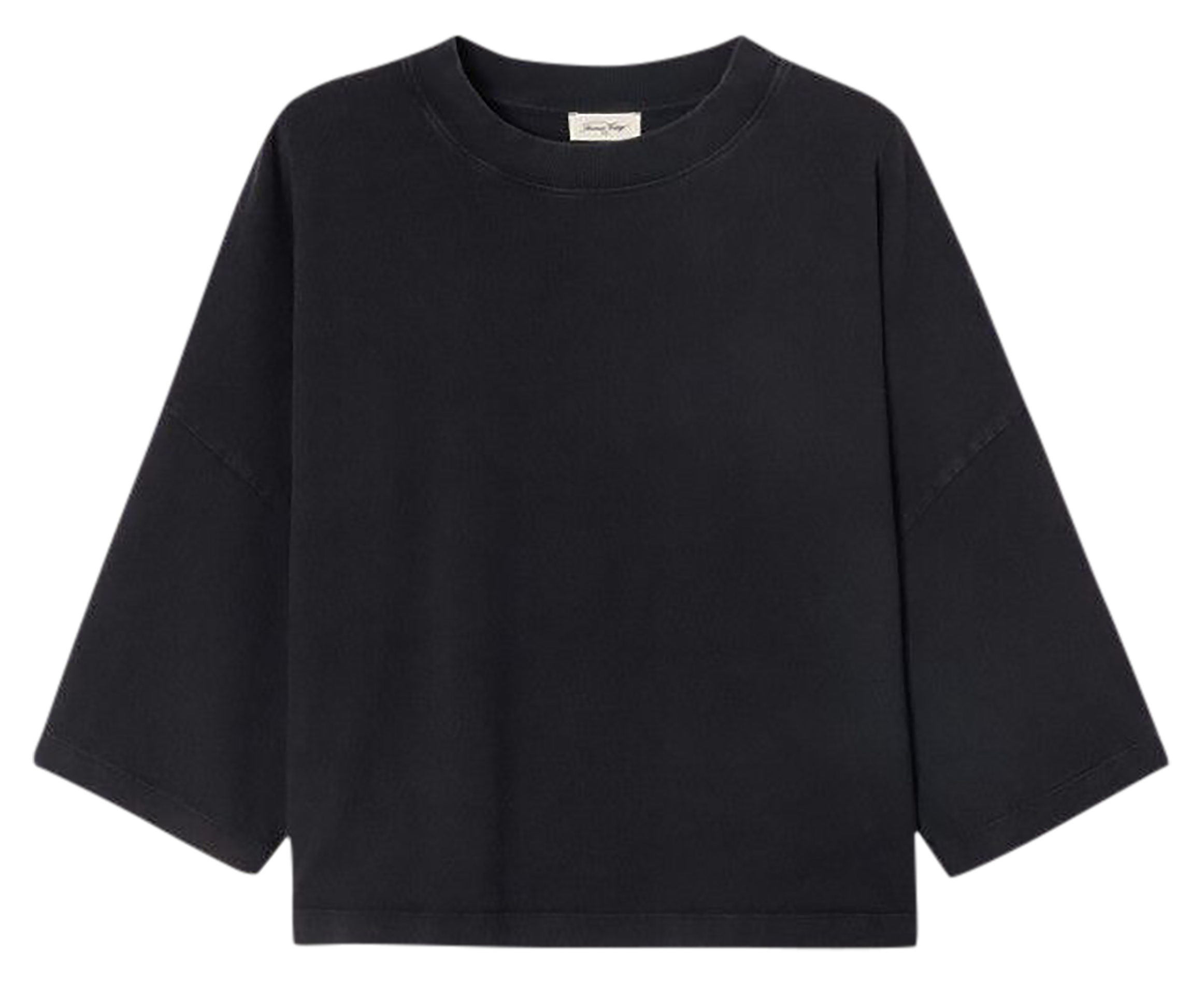 Oversized cotton T-shirt AMERICAN VINTAGE Black