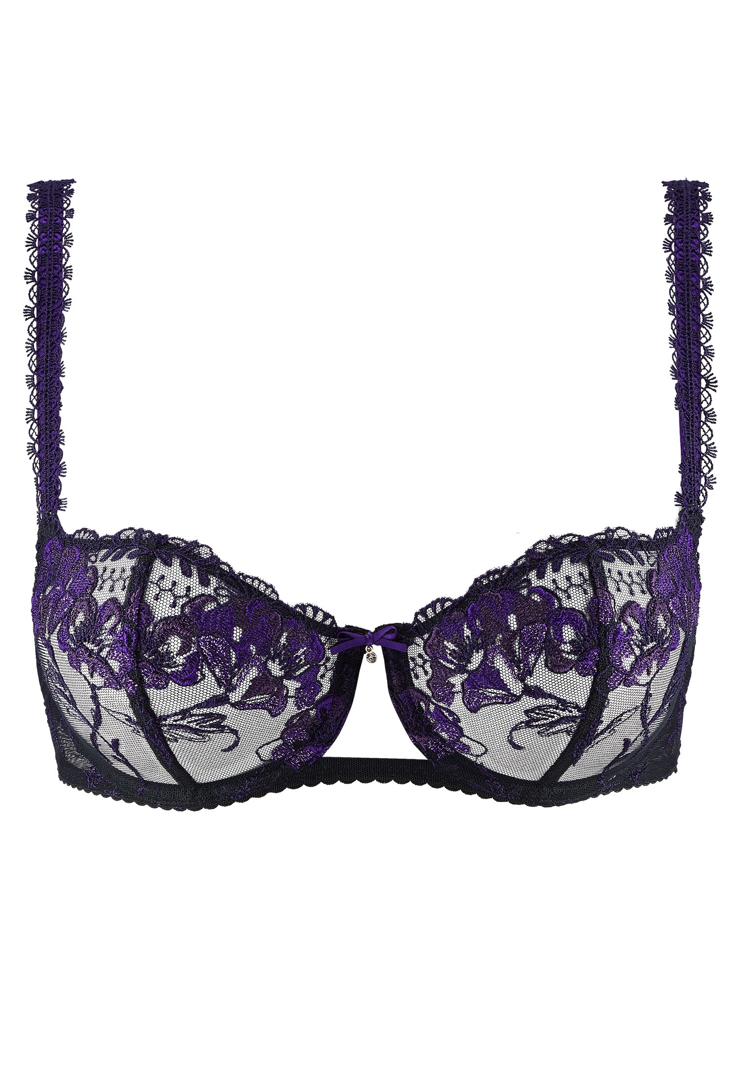 A Fleur De Toi demi-cup bra AUBADE Black