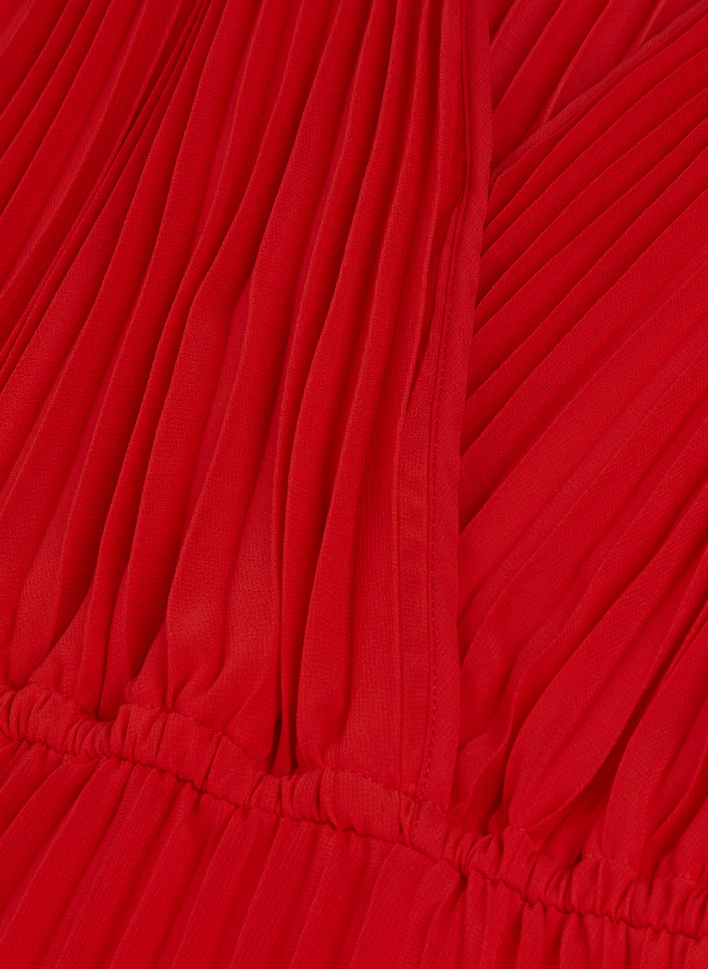 Long pleated dress THE KOOPLES Red