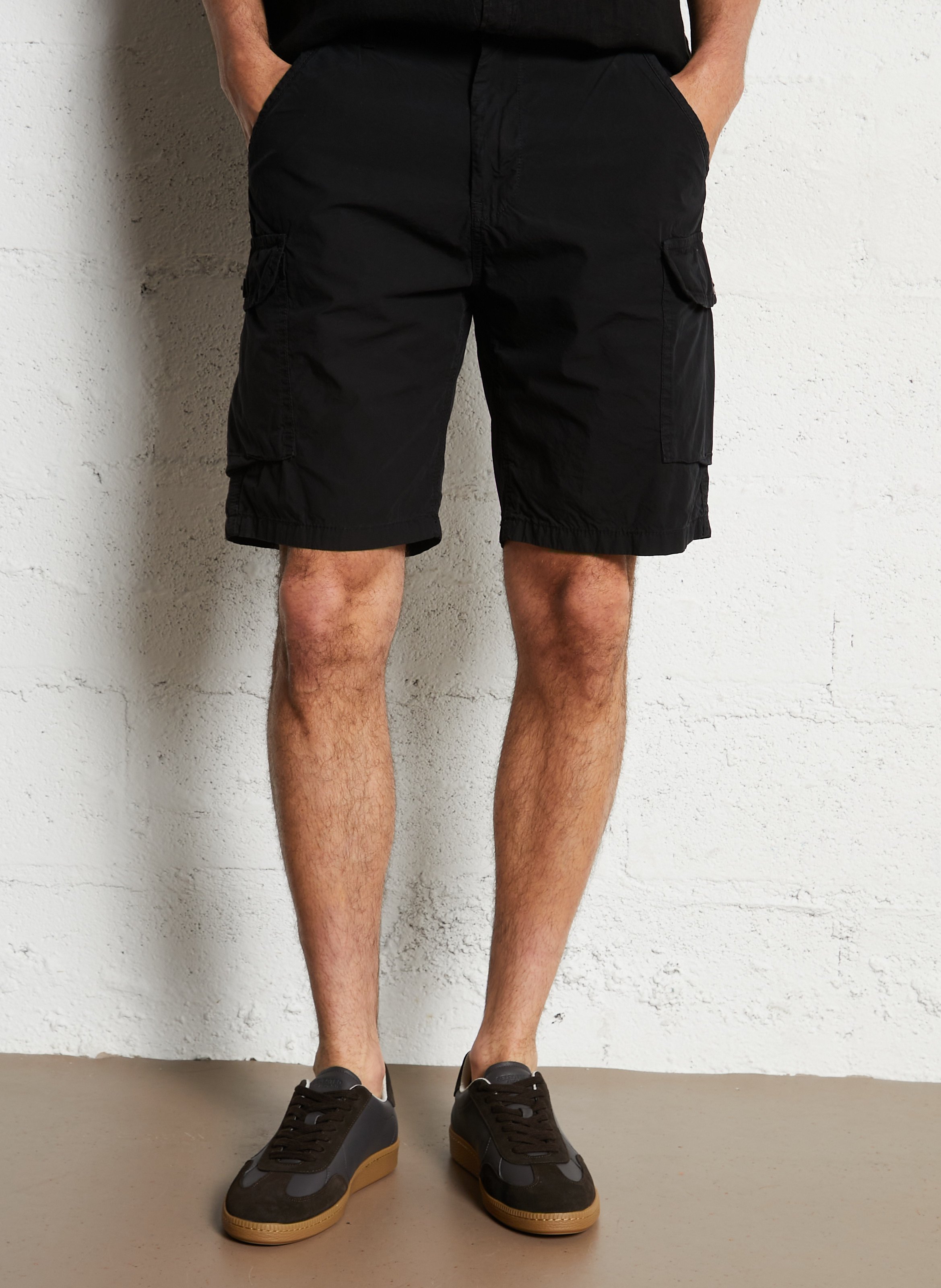Straight cotton shorts SCHOTT
