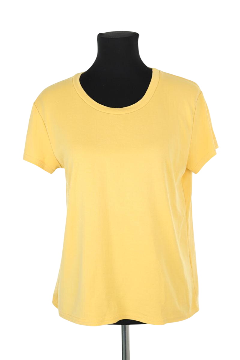 Cotton T-shirt MODETROTTER - Seconde Main Yellow
