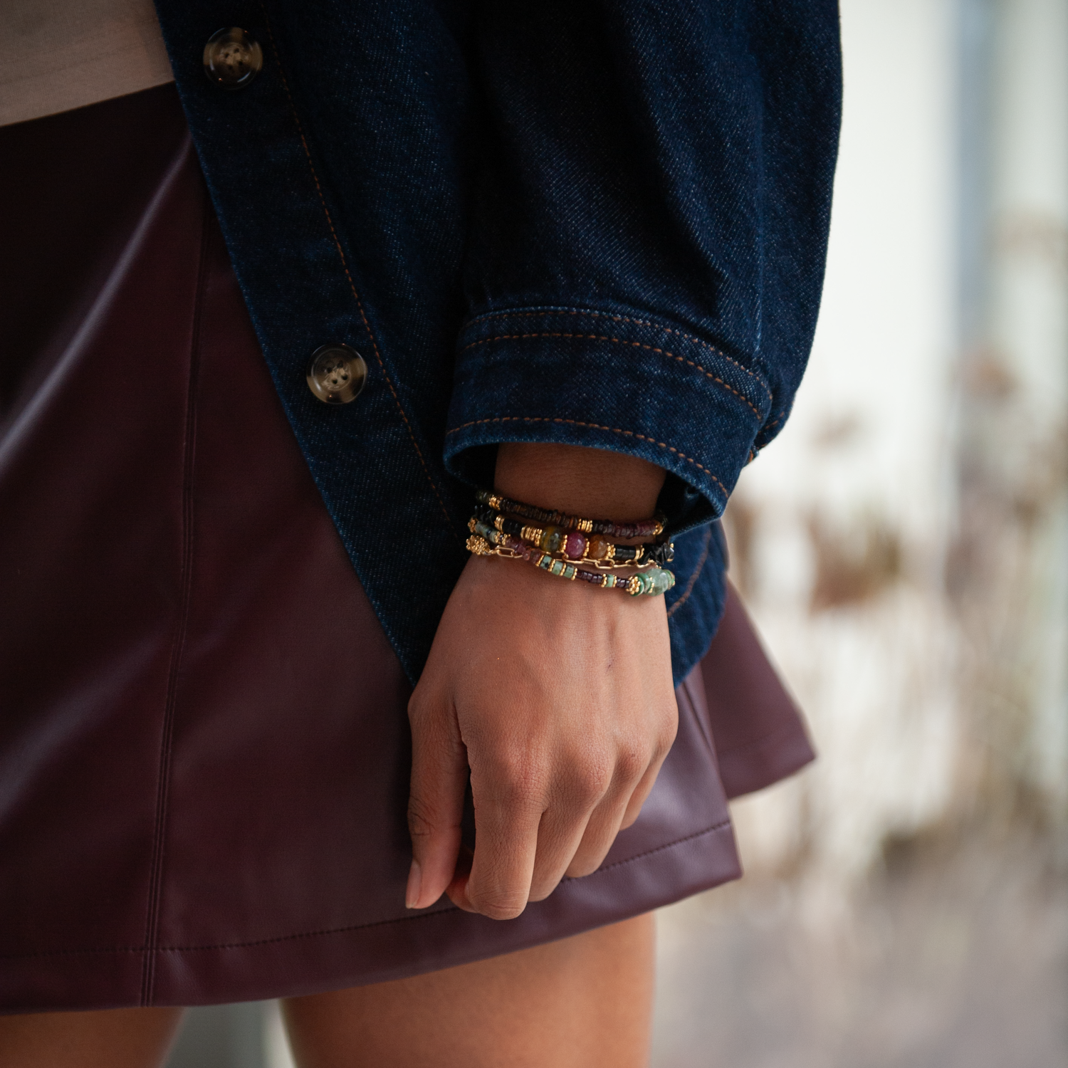 Heishi Bracelet - Charlotte L'ATELIER DES DAMES Golden