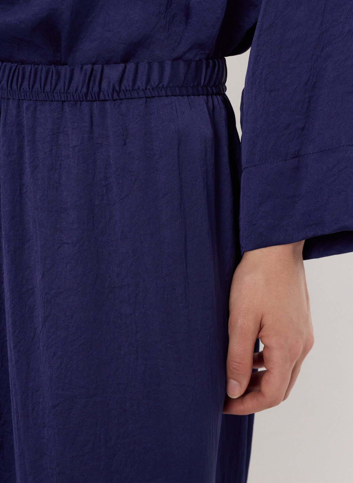 Jupe longue plissée GERARD DAREL Bleu