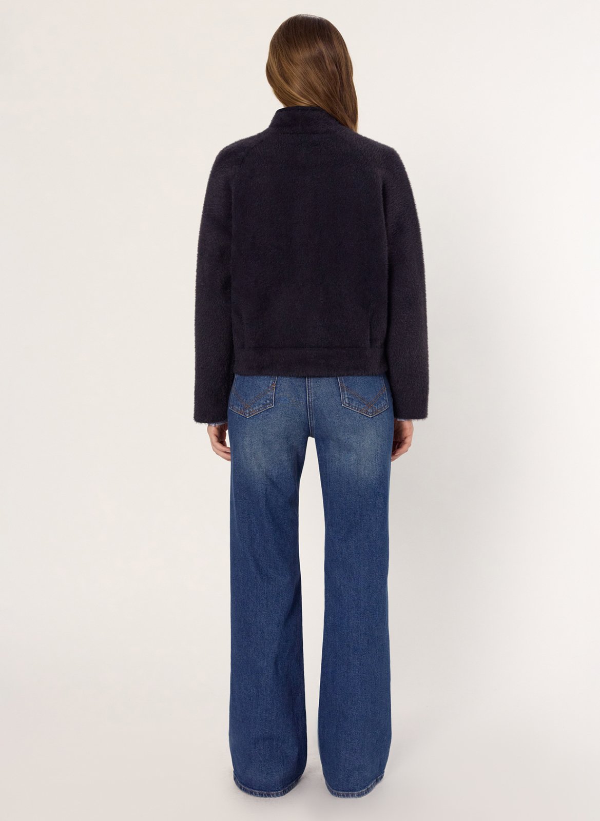 High-neck jacket GERARD DAREL Grey