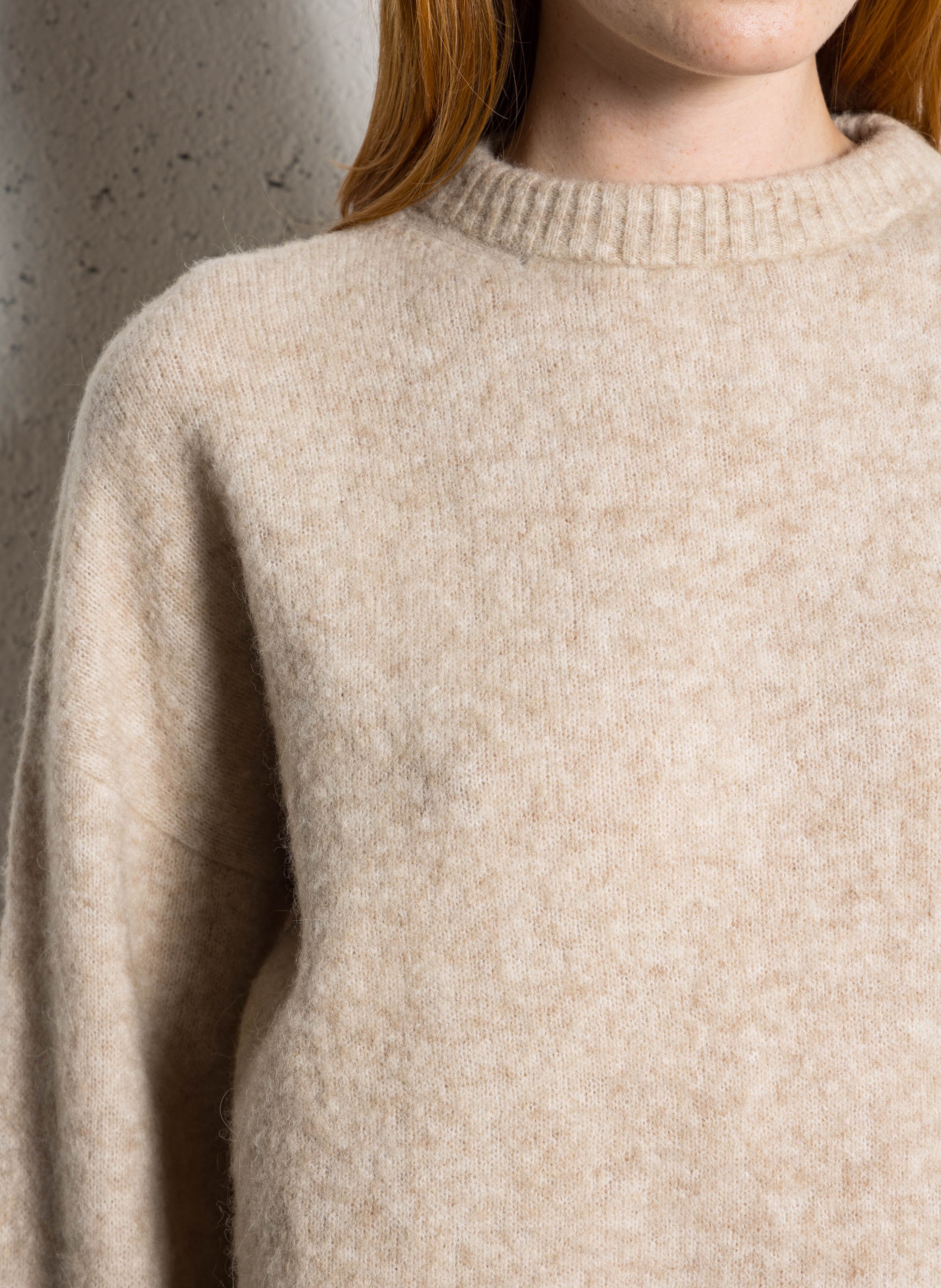 Alpaca wool sweater MAX MARA WEEK END Beige