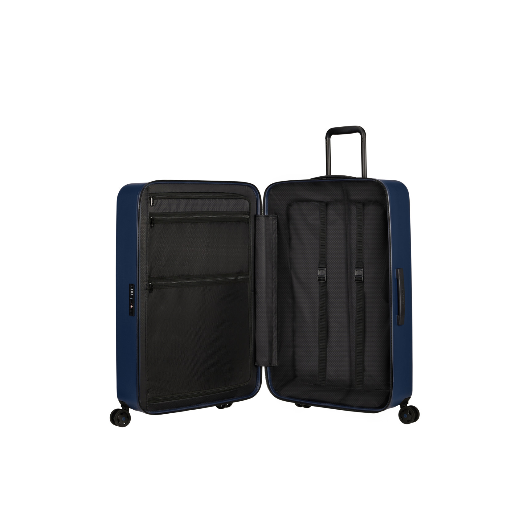 Stackd suitcase 4 wheels size L SAMSONITE Blue
