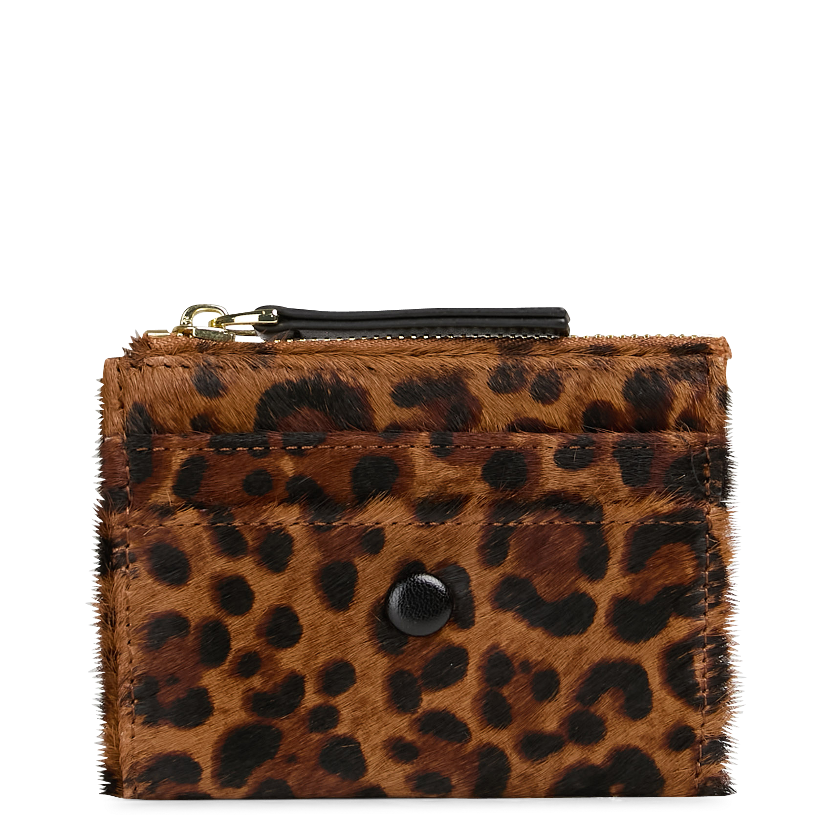 Porte-cartes en cuir velours imprimé SAISON 1865 Multicolore