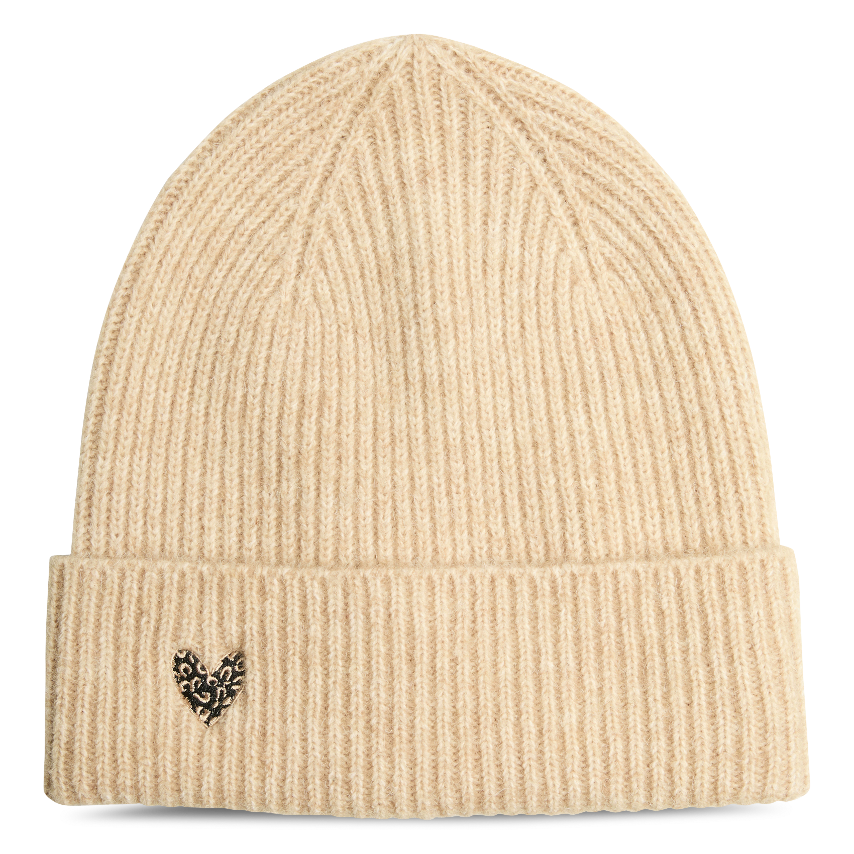 Knitted ribbed hat PIECES