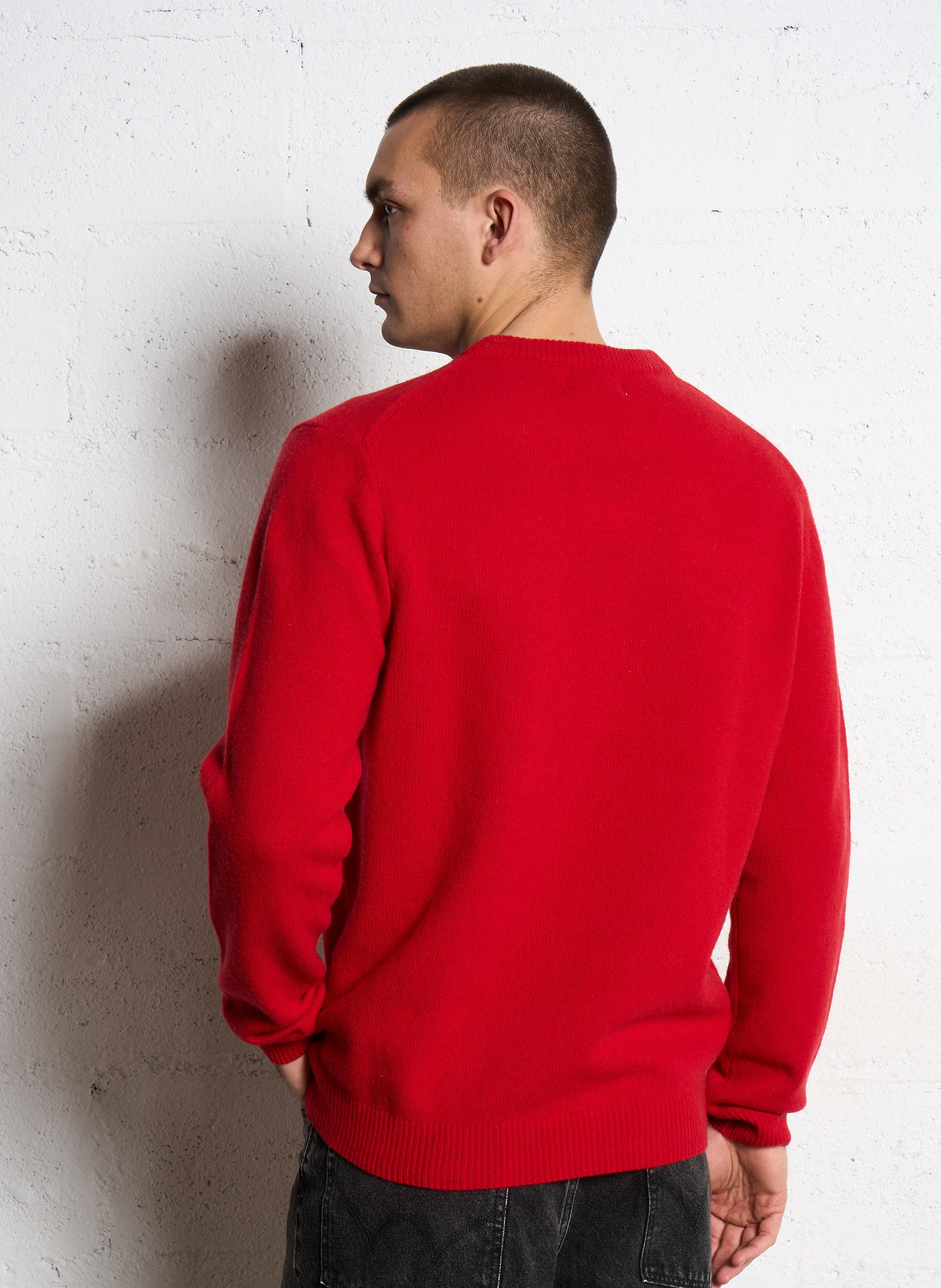Alpaca wool sweater CASUAL FRIDAY Red