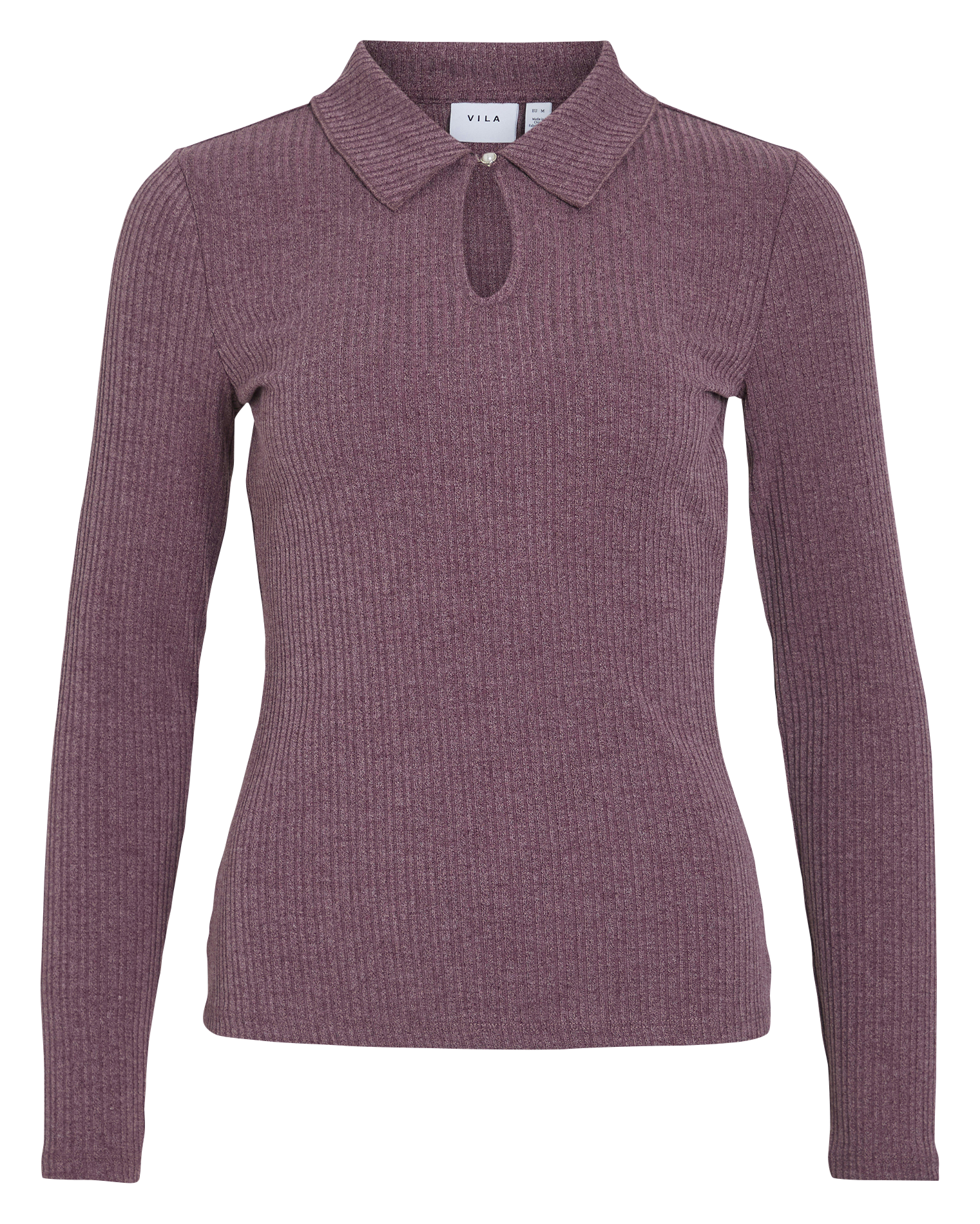 Top col chemise  VILA Prune