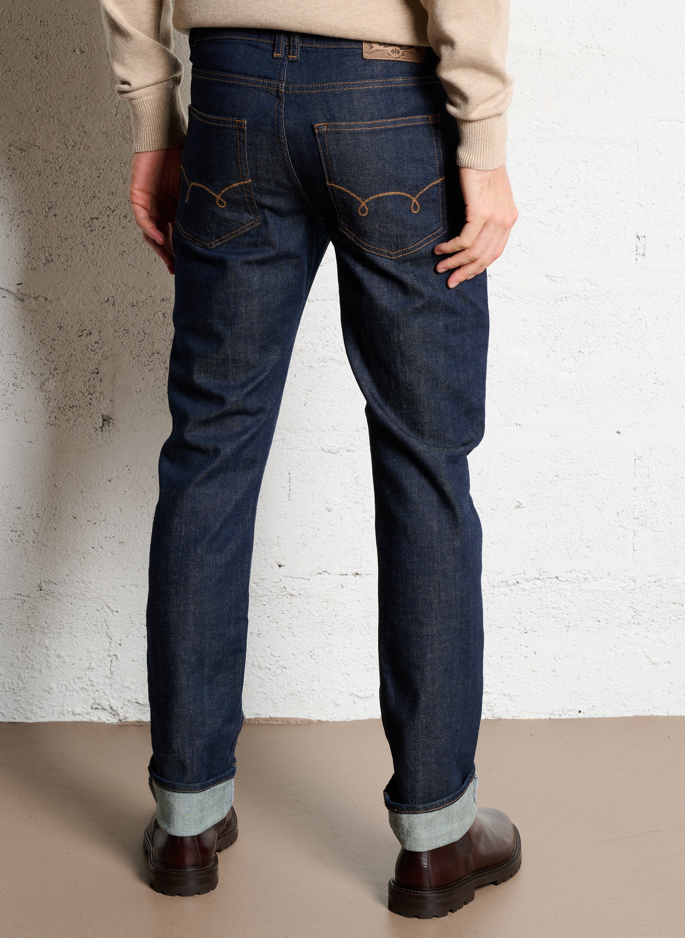 Cotton-blend straight jeans CHEVIGNON Blue