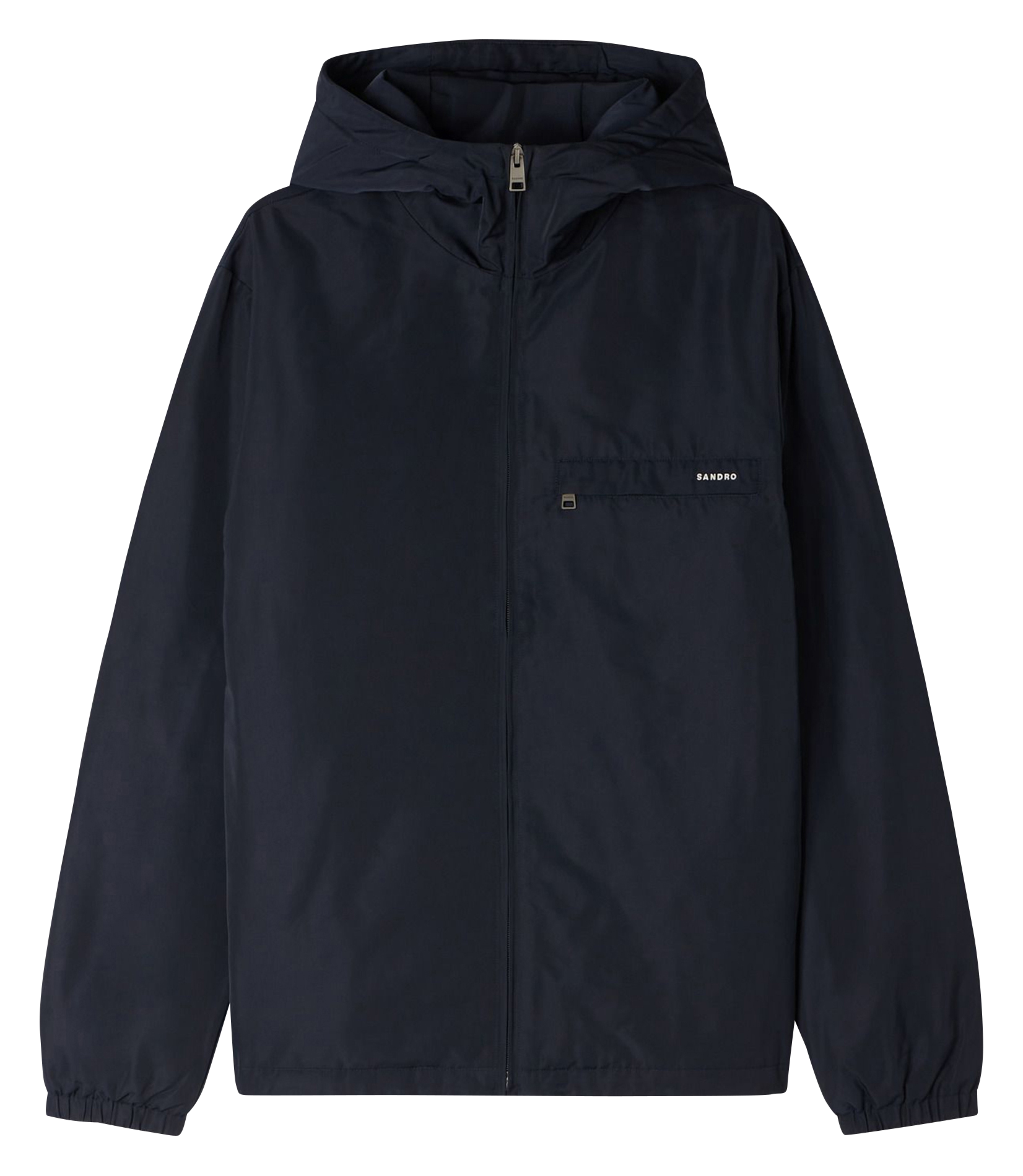 Veste zippée à capuche SANDRO Bleu