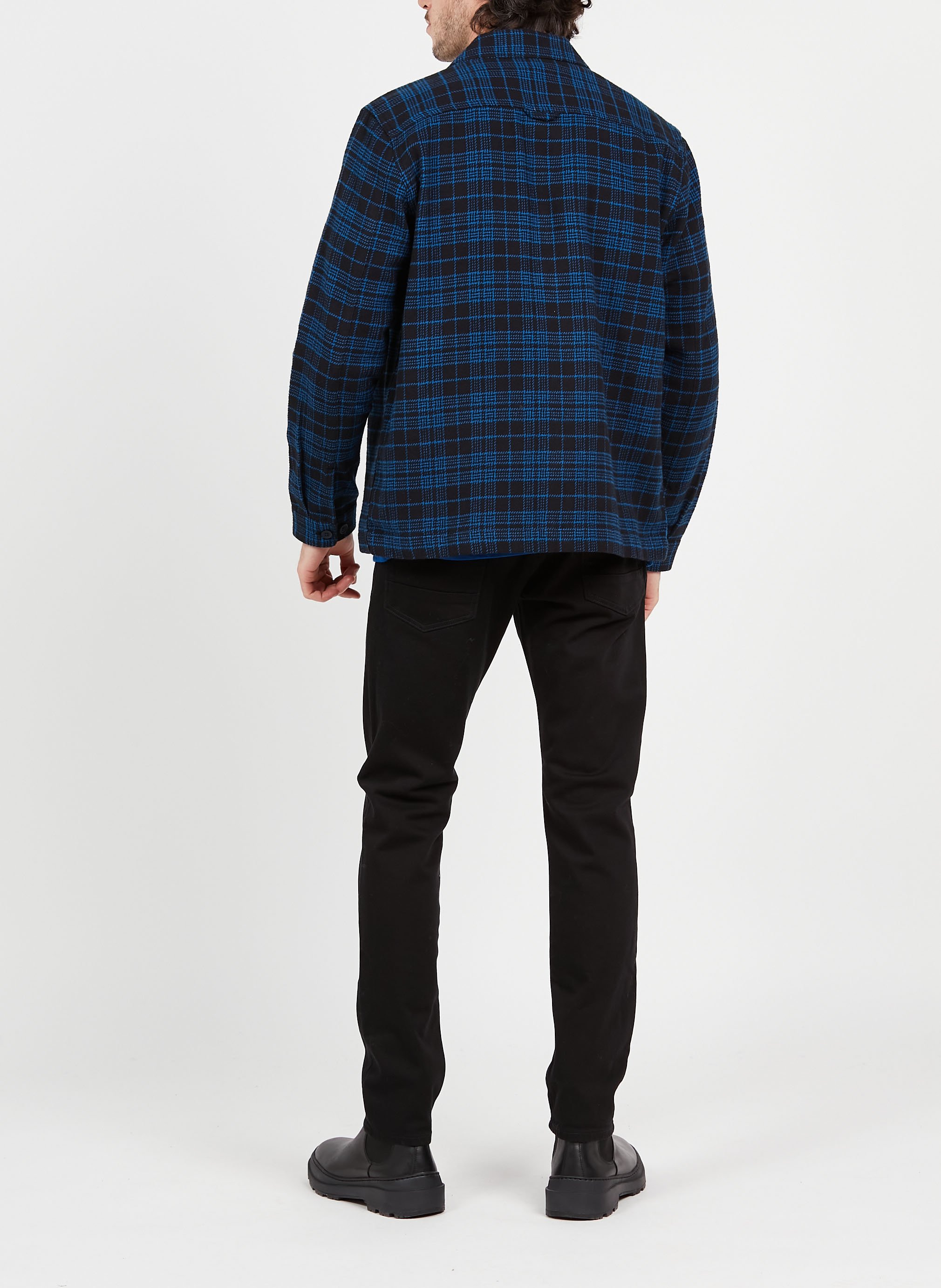 Tee-shirt ample en coton biologique KNOWLEDGE COTTON APPAREL Bleu