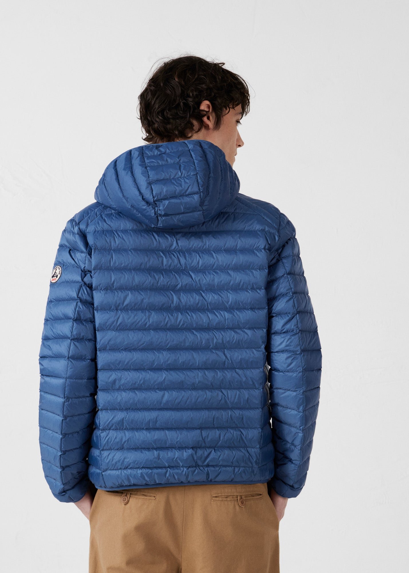 Lightweight hooded puffer jacket nico JOTT Blue