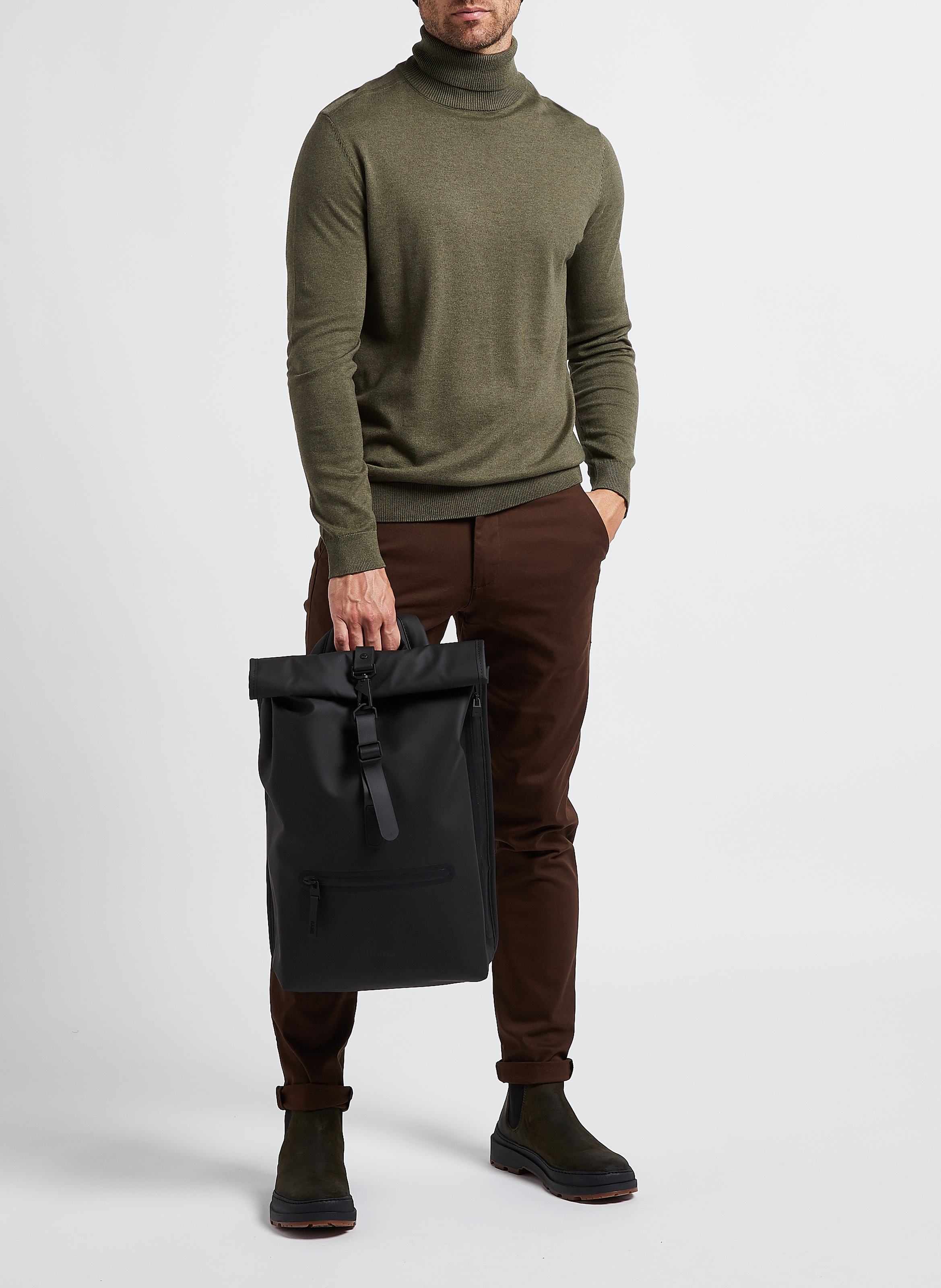 Sac à dos imperméable RAINS Noir