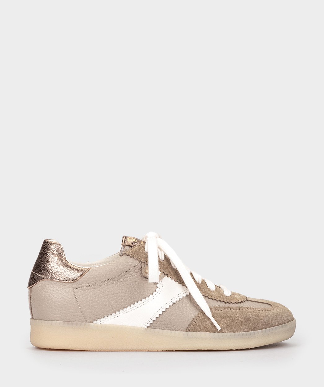 Leather beige sneakers PEDRO MIRALLES Brown