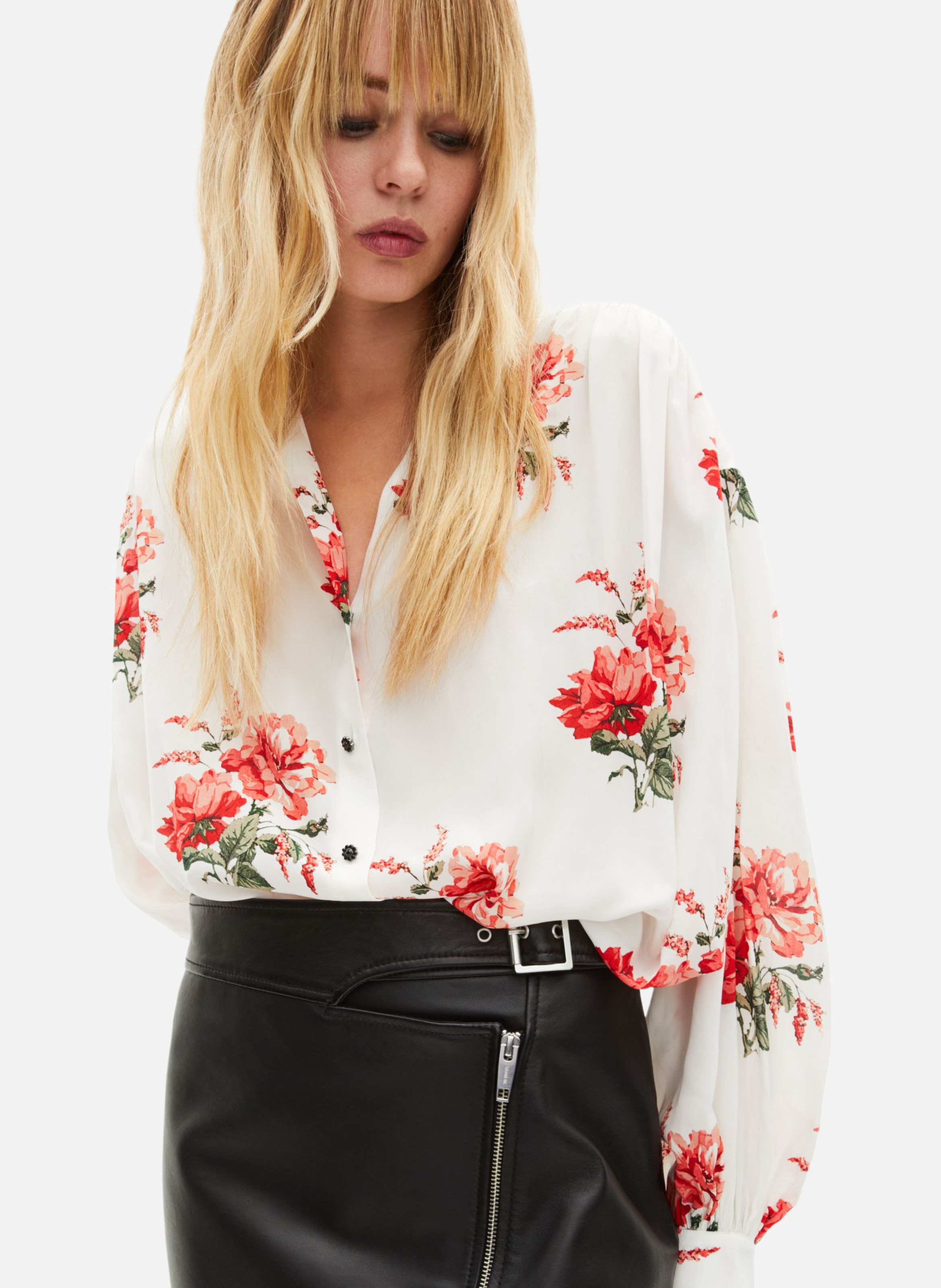 Floral print shirt THE KOOPLES White