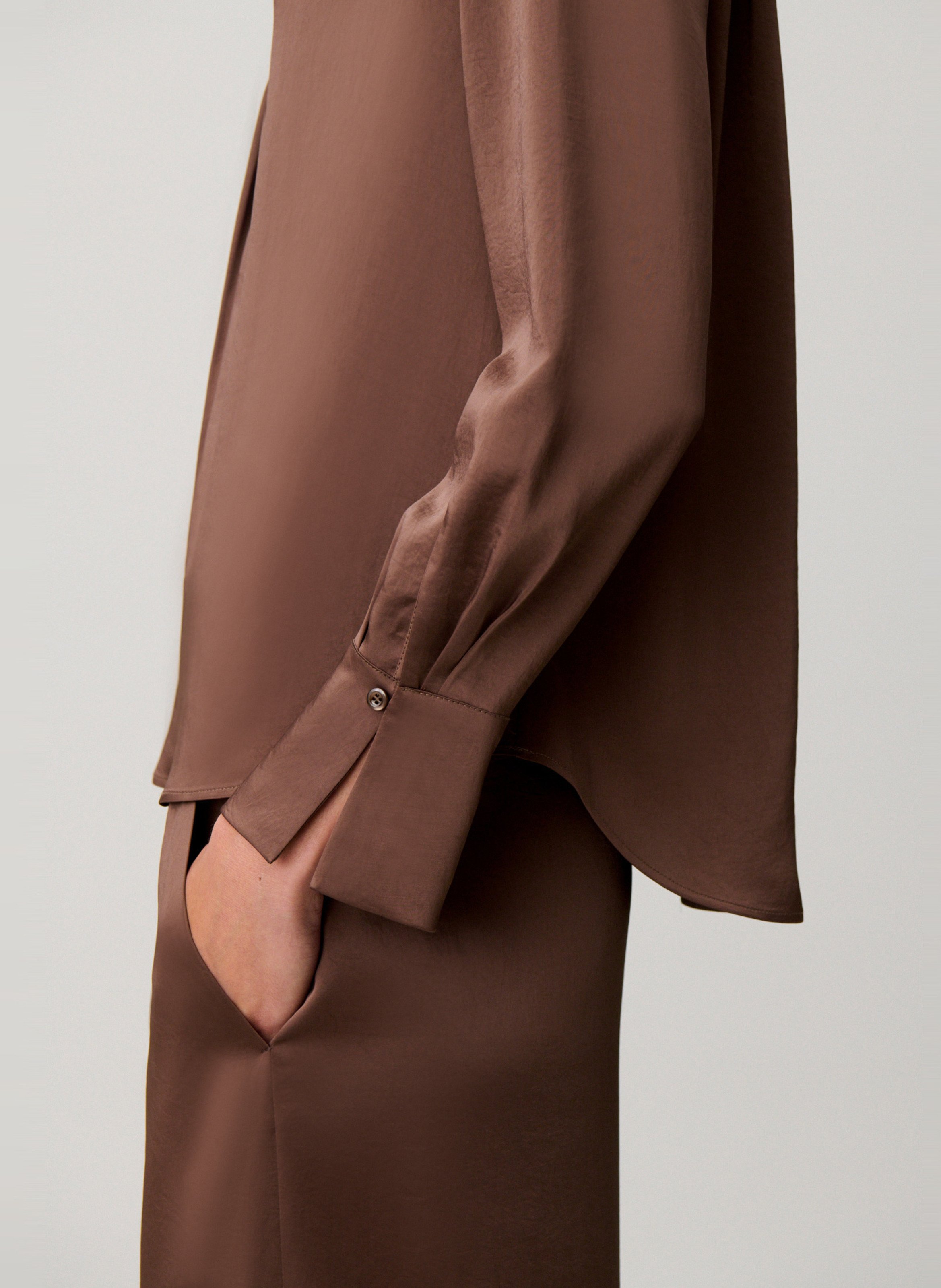 Blouse col classique  CLAUDIE PIERLOT Marron