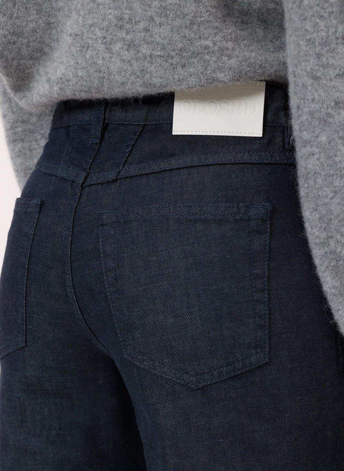 Jean large en coton CLOSED Bleu