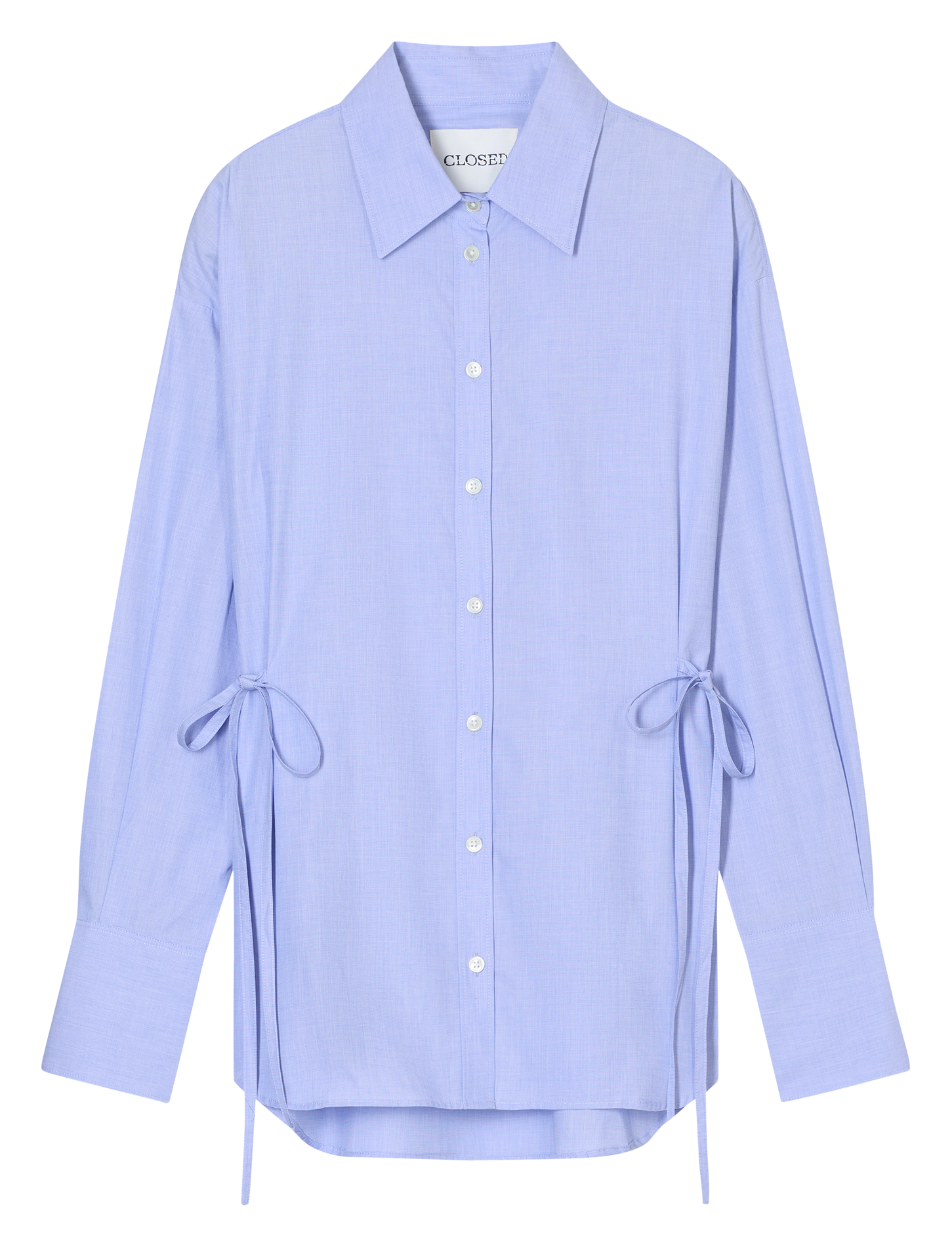 Chemise col classique en coton CLOSED Bleu