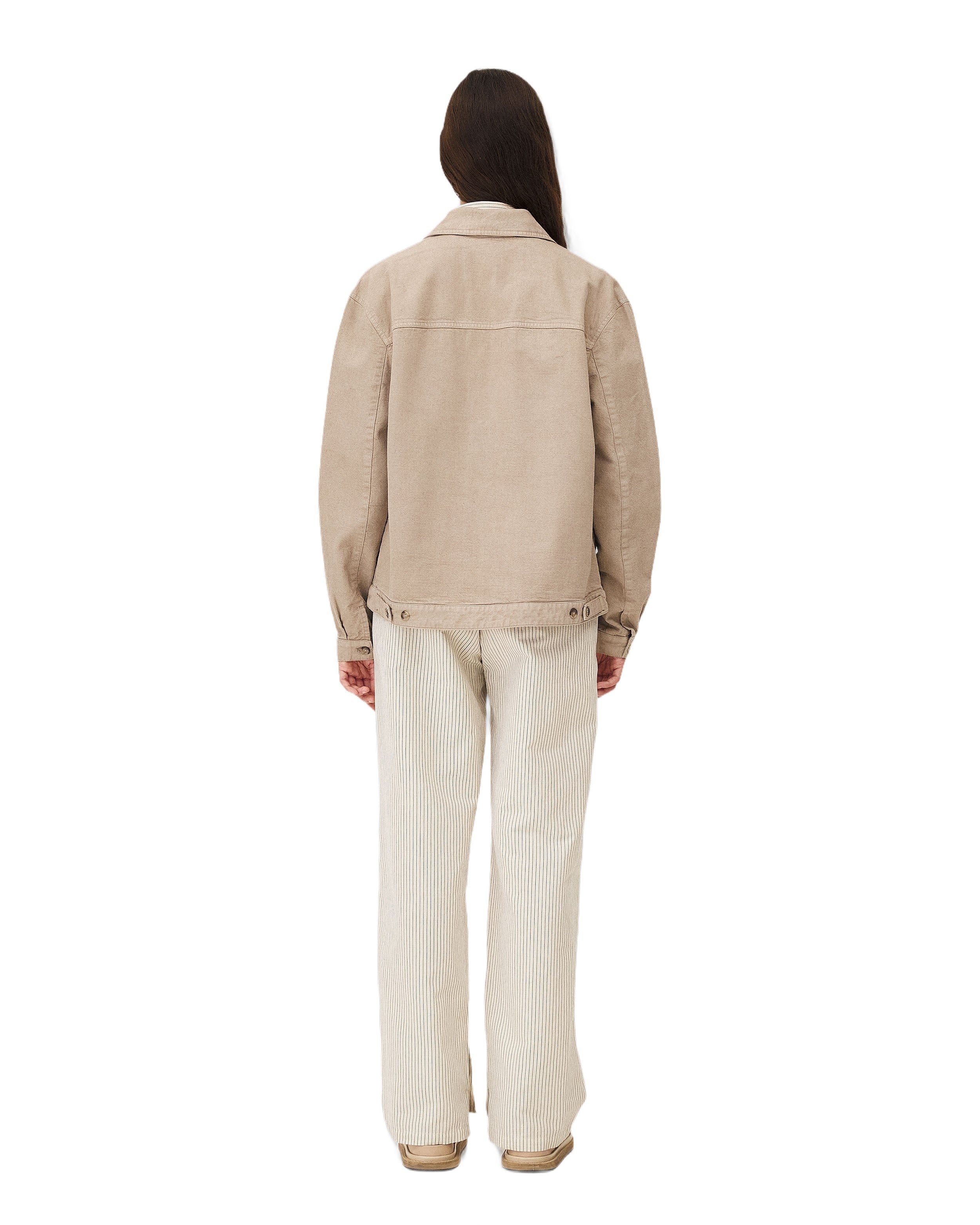 Boxy workwear jacket Arizona Grege 16-1107 TPG Noyoco Beige