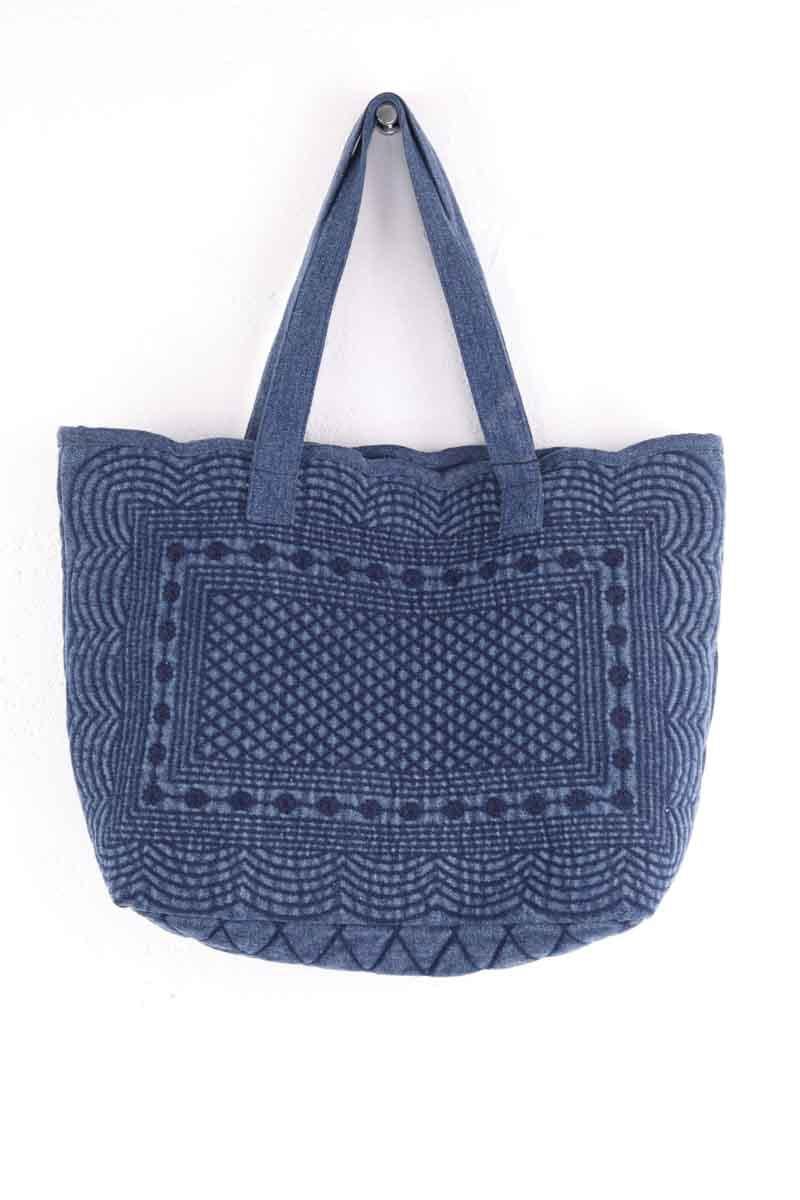Totebag SEZANE - Seconde main Bleu