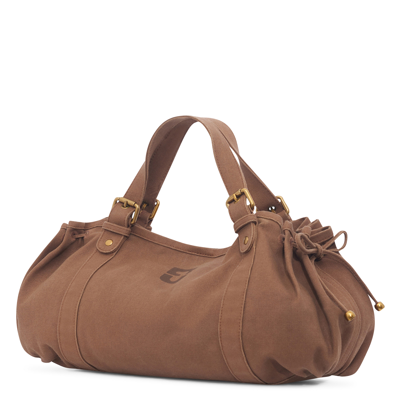 Einfarbige Leinentasche GERARD DAREL Beige